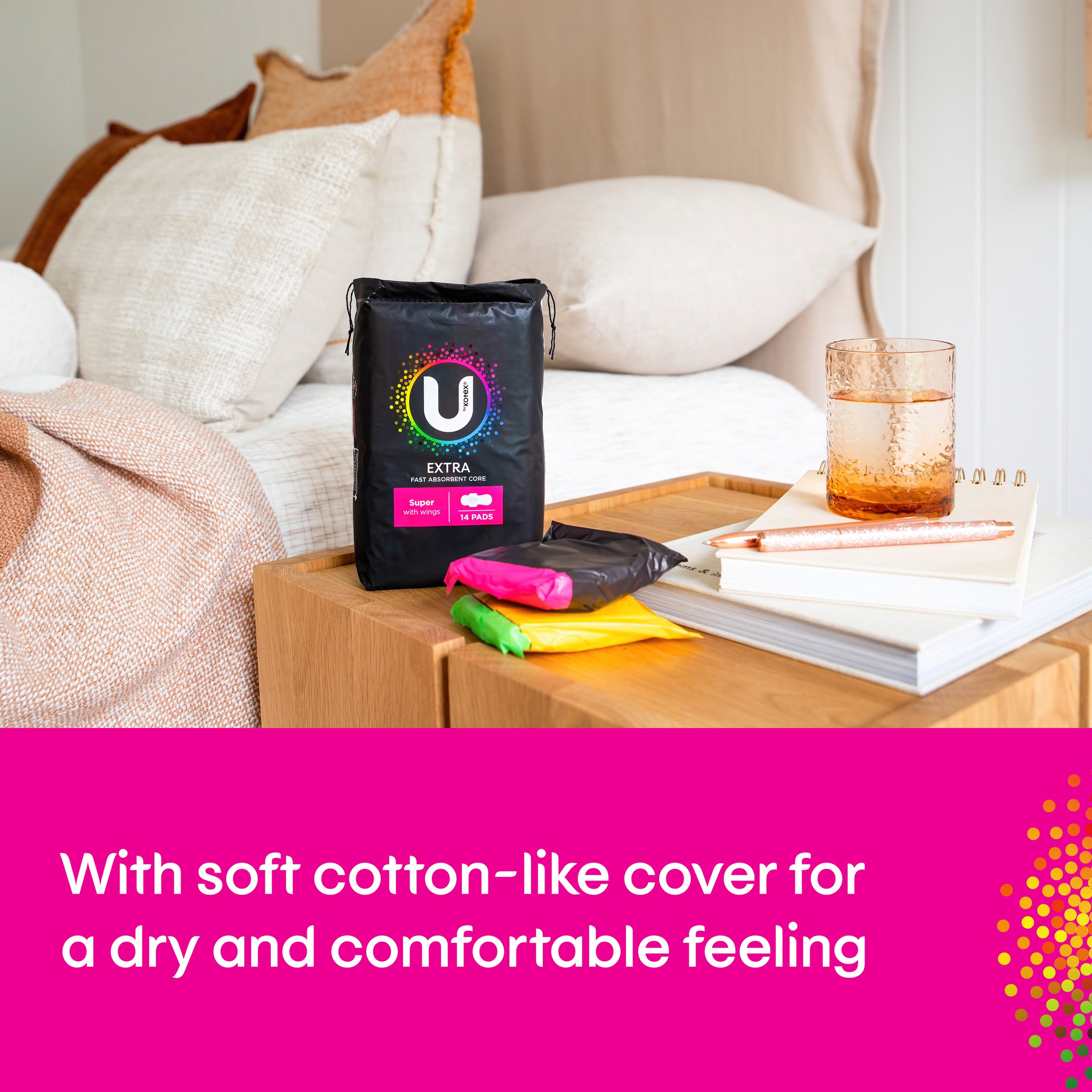U by Kotex Pads With Wings Super 14 pack - Image 11