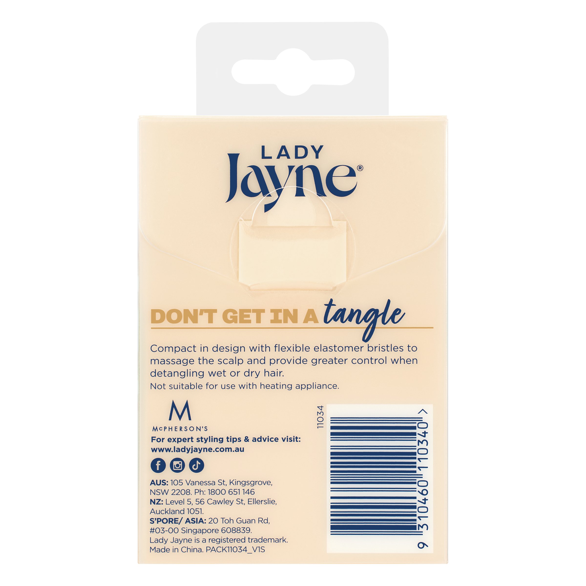 Lady Jayne 3D Glide Flexi Detagling Brush 1 each - Image 2