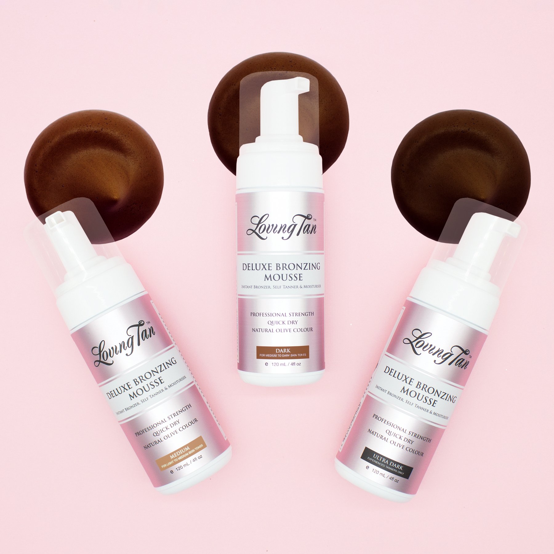 Loving Tan Deluxe Bronzing Mousse Medium 120ml - Image 3