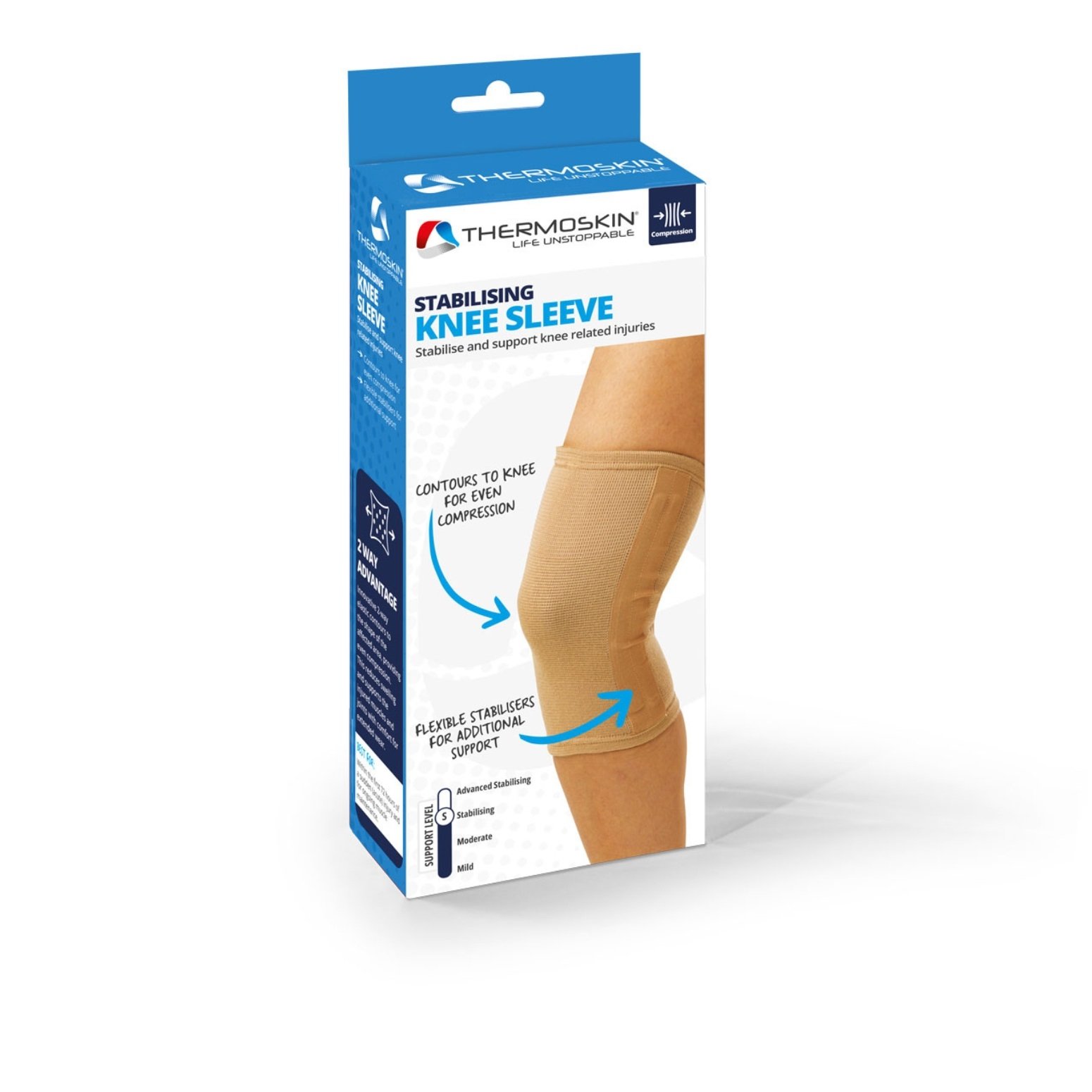 Thermoskin Elastic Support Knee Stabiliser 84646 Medium 1 each - Image 1