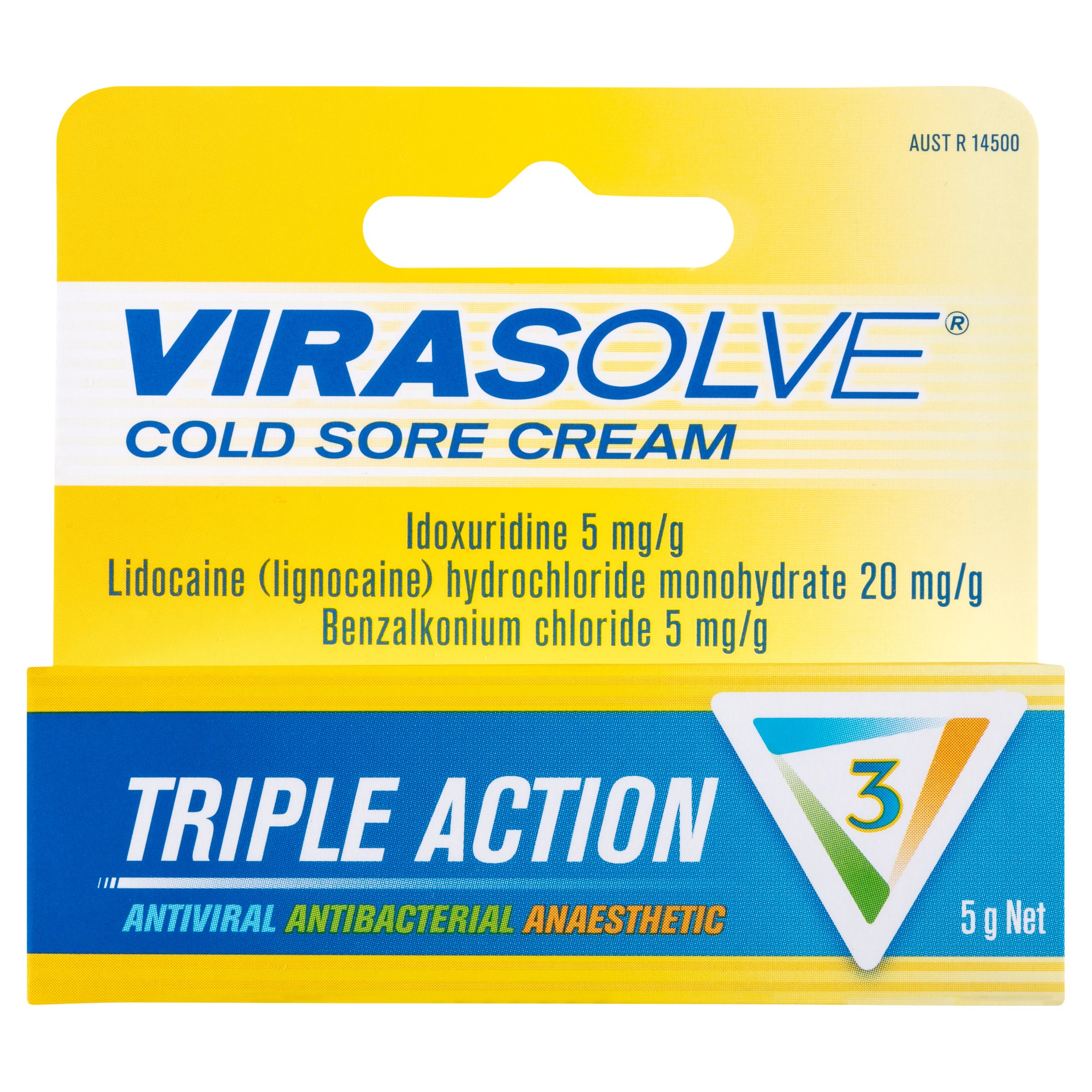 Virasolve Cold Sore Cream 5g - Image 1