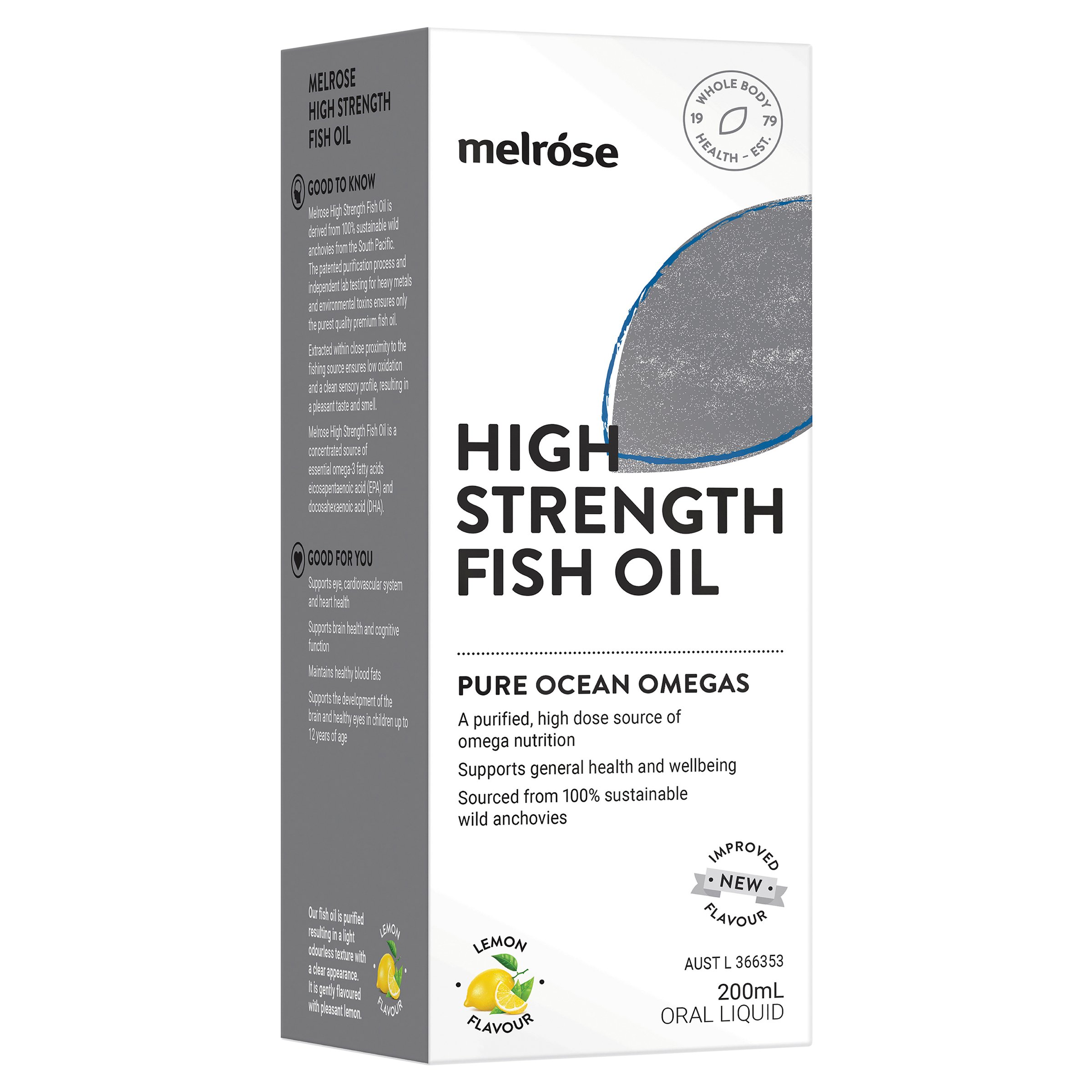 Melrose High Strength Fish Oil 200ml - Image 4