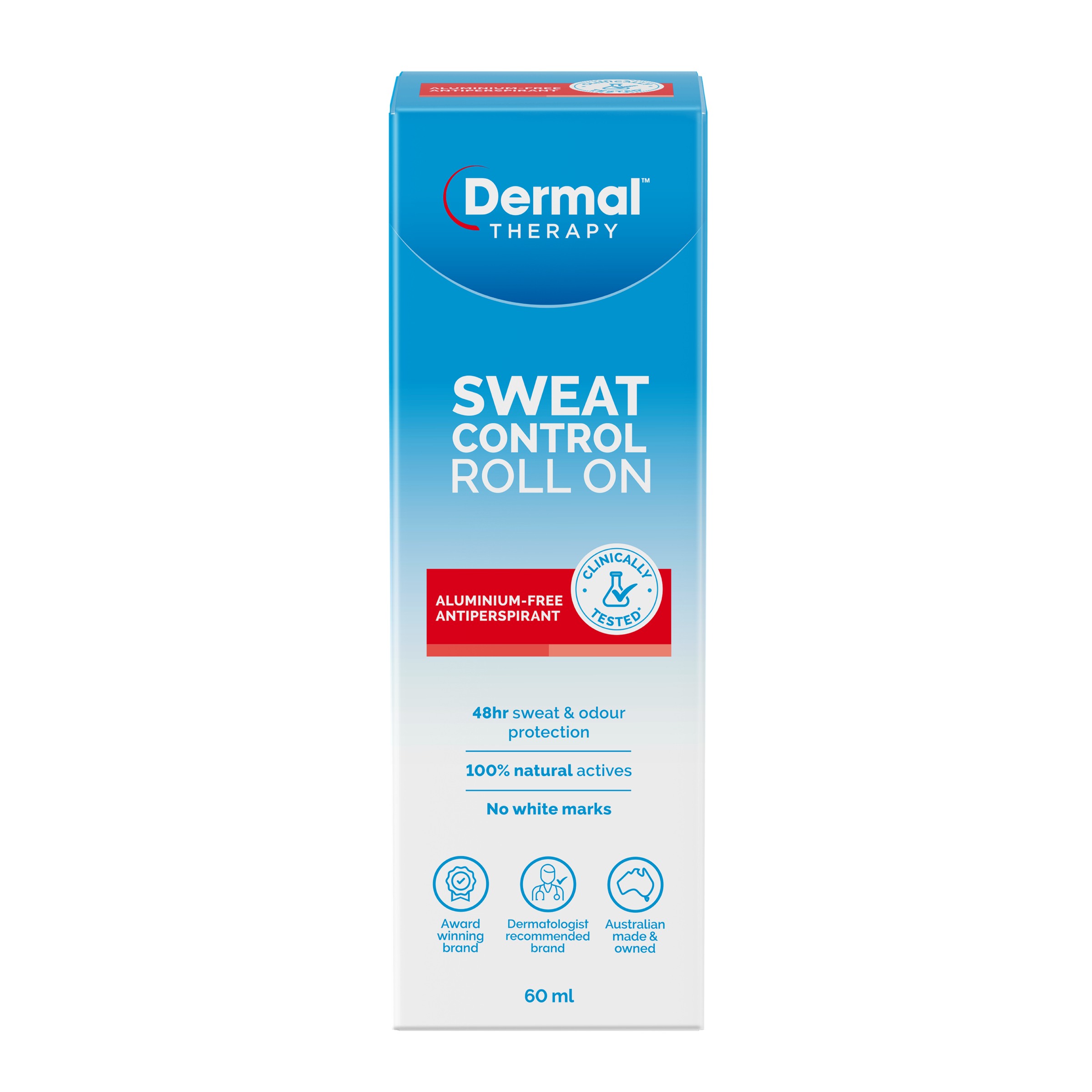 Dermal Therapy Sweat Control Roll On 60ml - Image 1