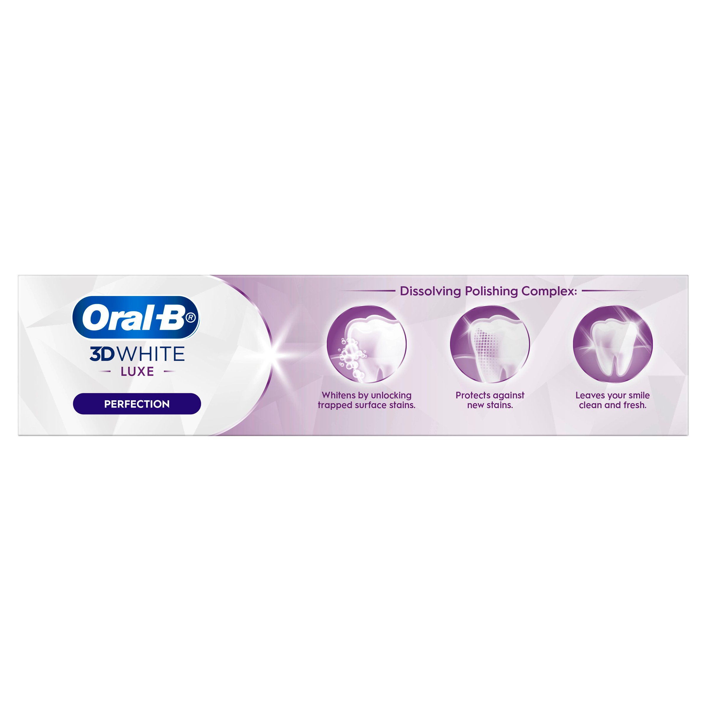 Oral-B Toothpaste 3D White Luxe Perfection 95g - Image 2