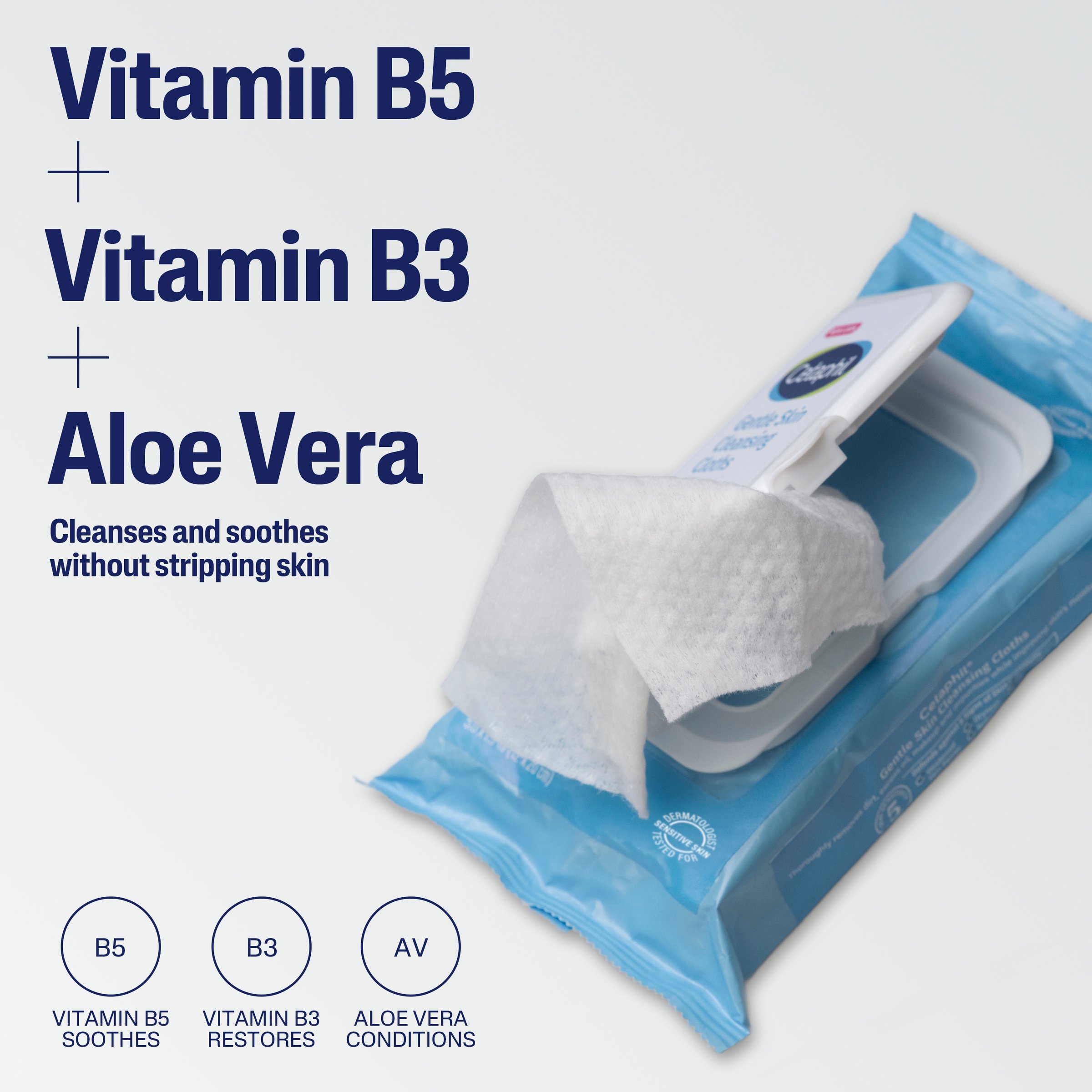 Cetaphil Gentle Cleansing Cloths 25 wipes - Image 4