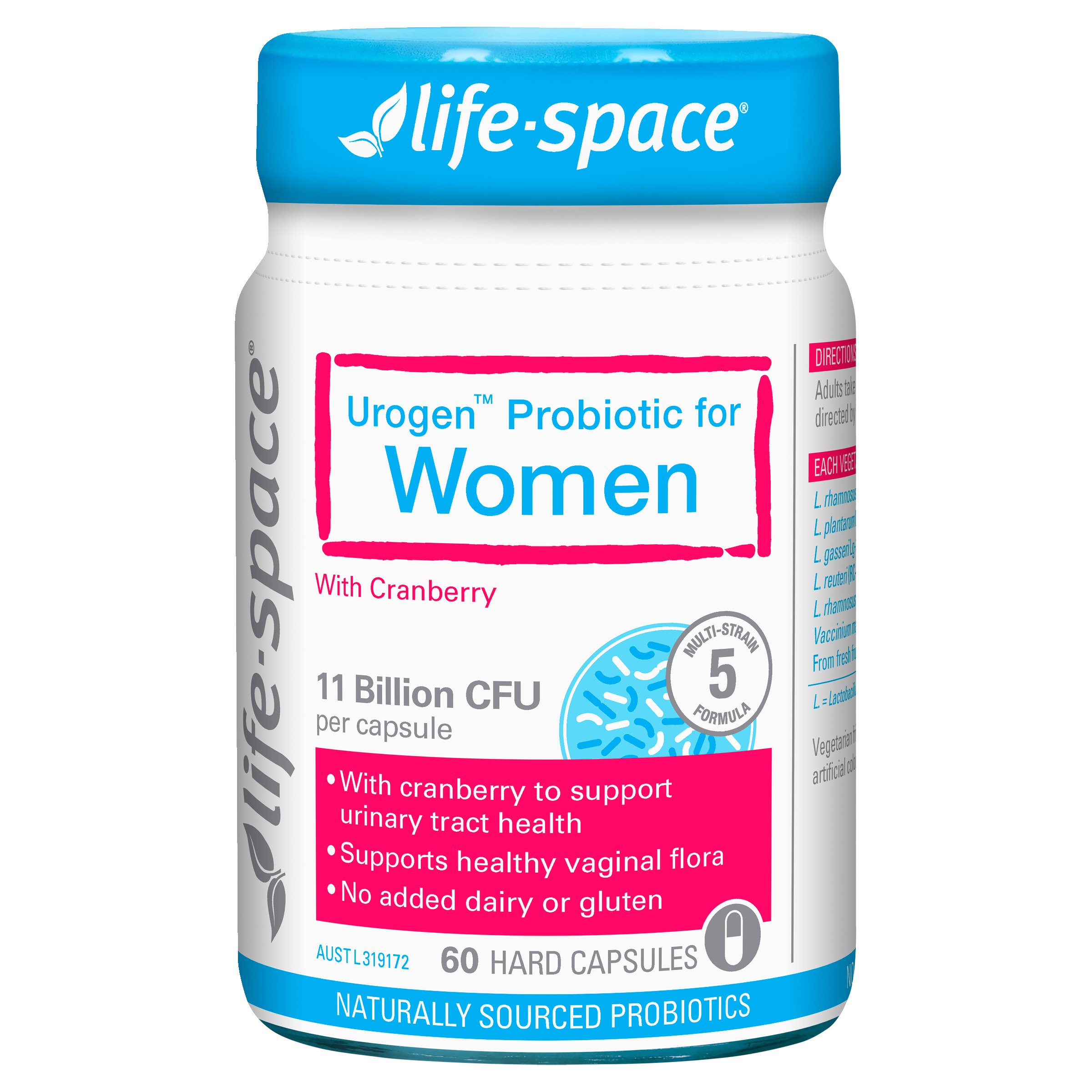 Life-Space Urogen Probiotic For Women 60 capsules - Image 1