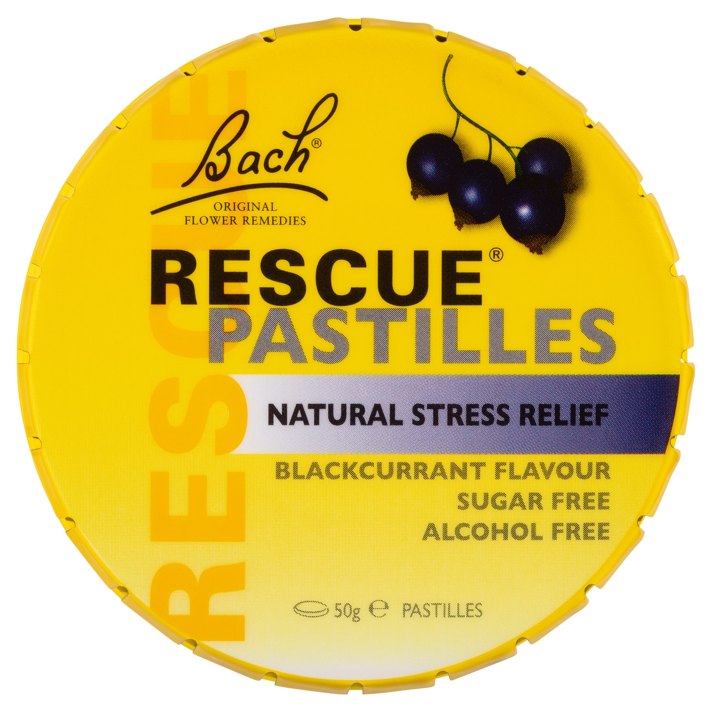 Rescue Remedy Pastilles Blackcurrant 50g - Image 1