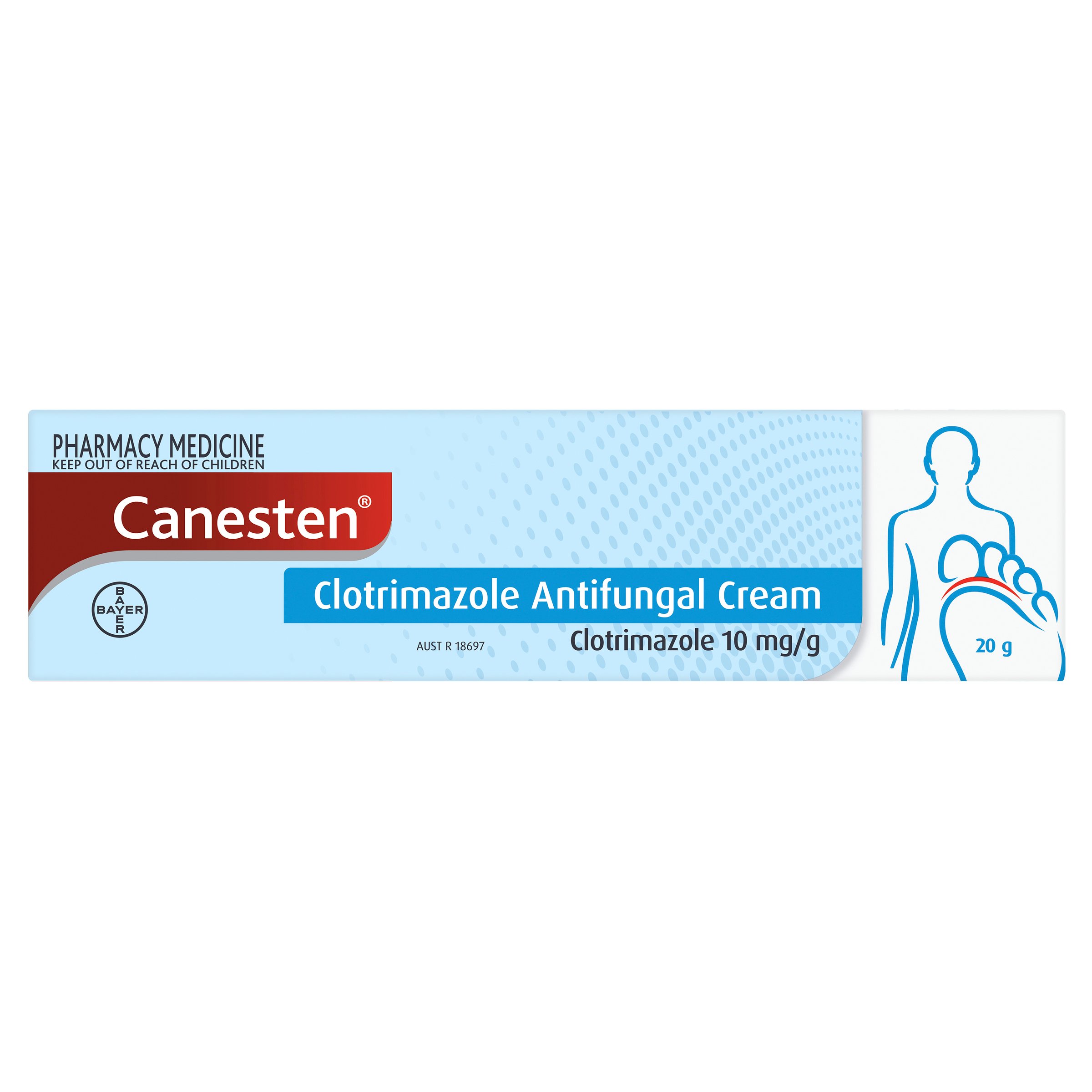 Canesten Clotrimazole Anti-fungal Cream 1% - 20g - Image 1