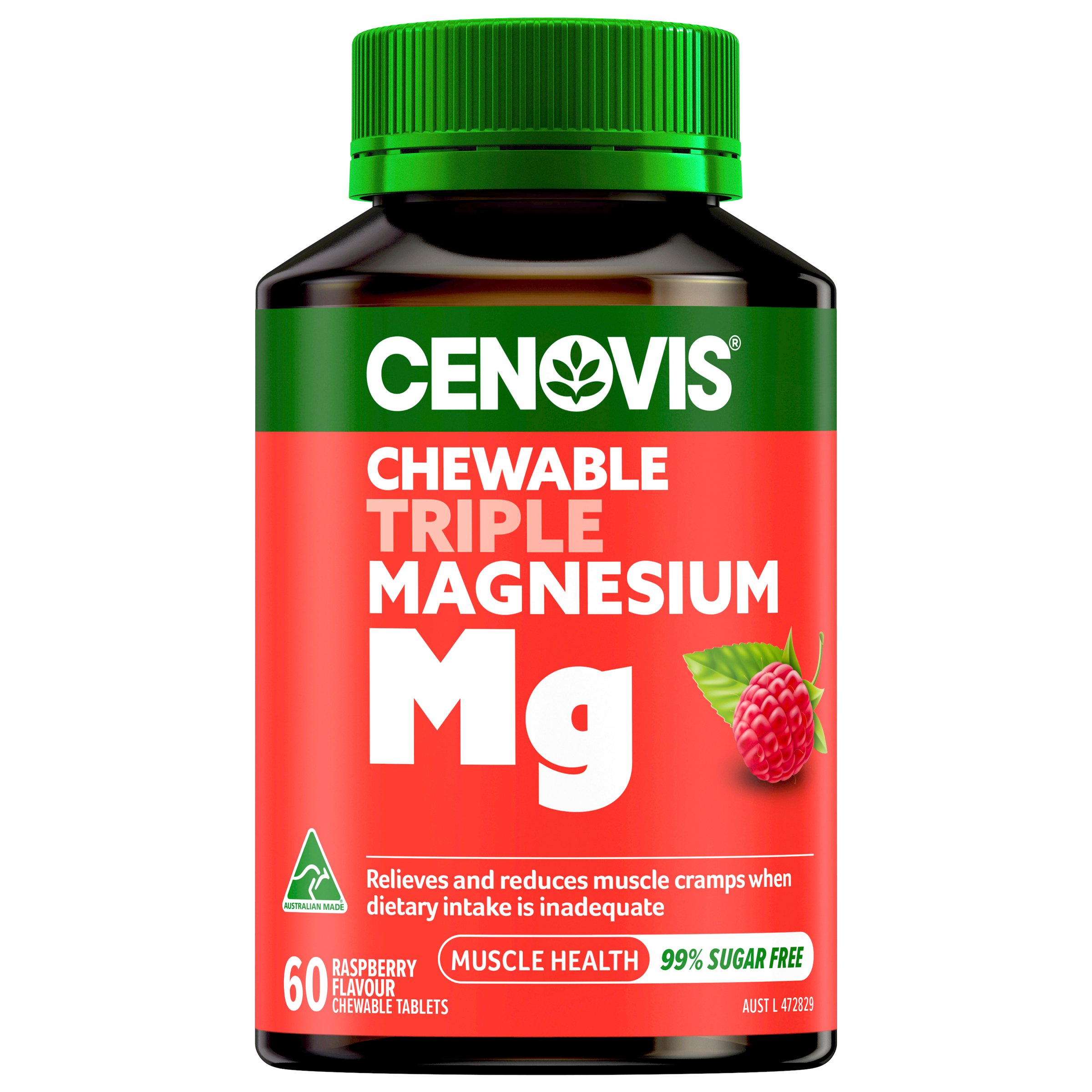 Cenovis Adult Chewable Triple Magnesium 60 chewable tablets - Image 1