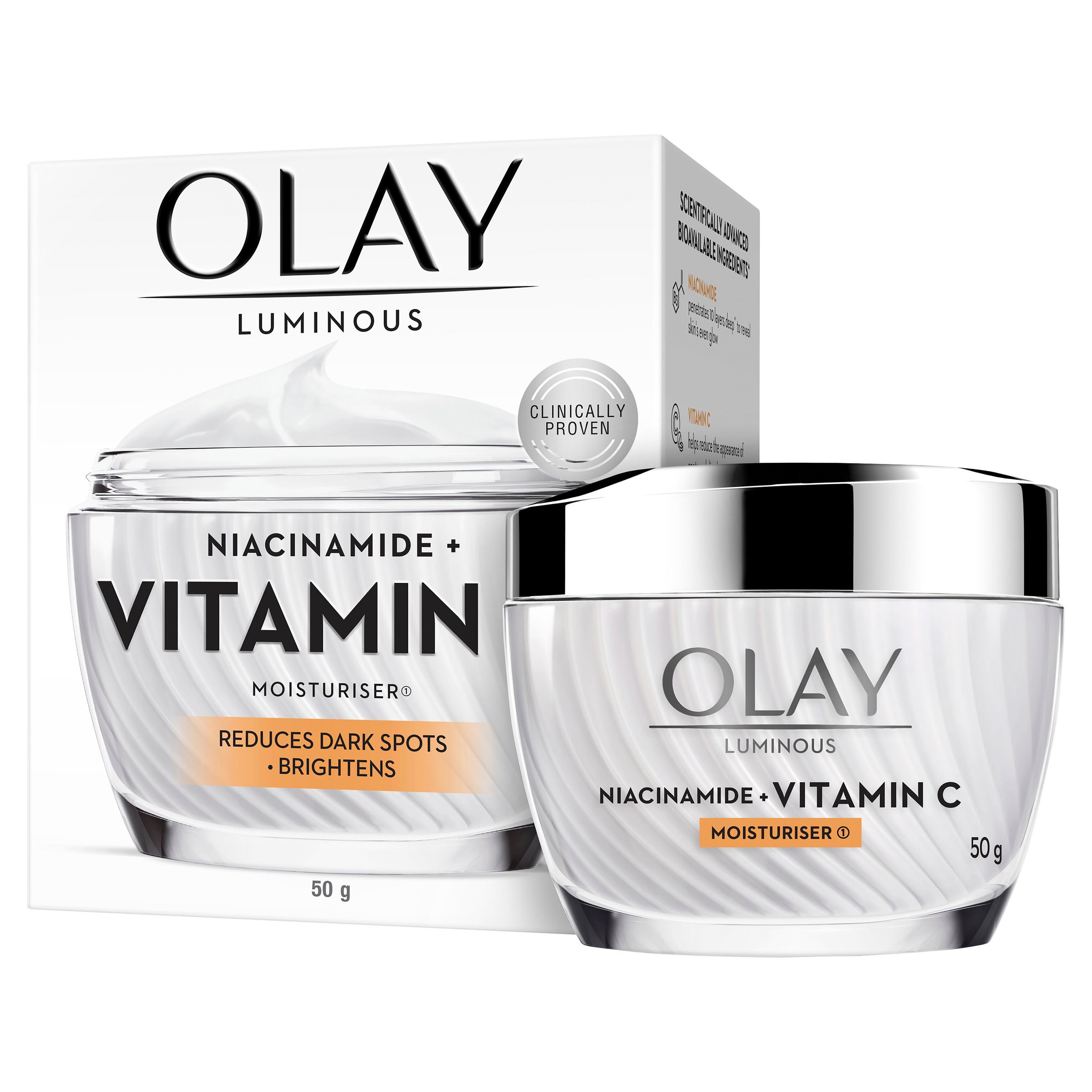 Olay Luminous Niacinamide + Vitamin C Face Cream Moisturiser 50g - Image 12