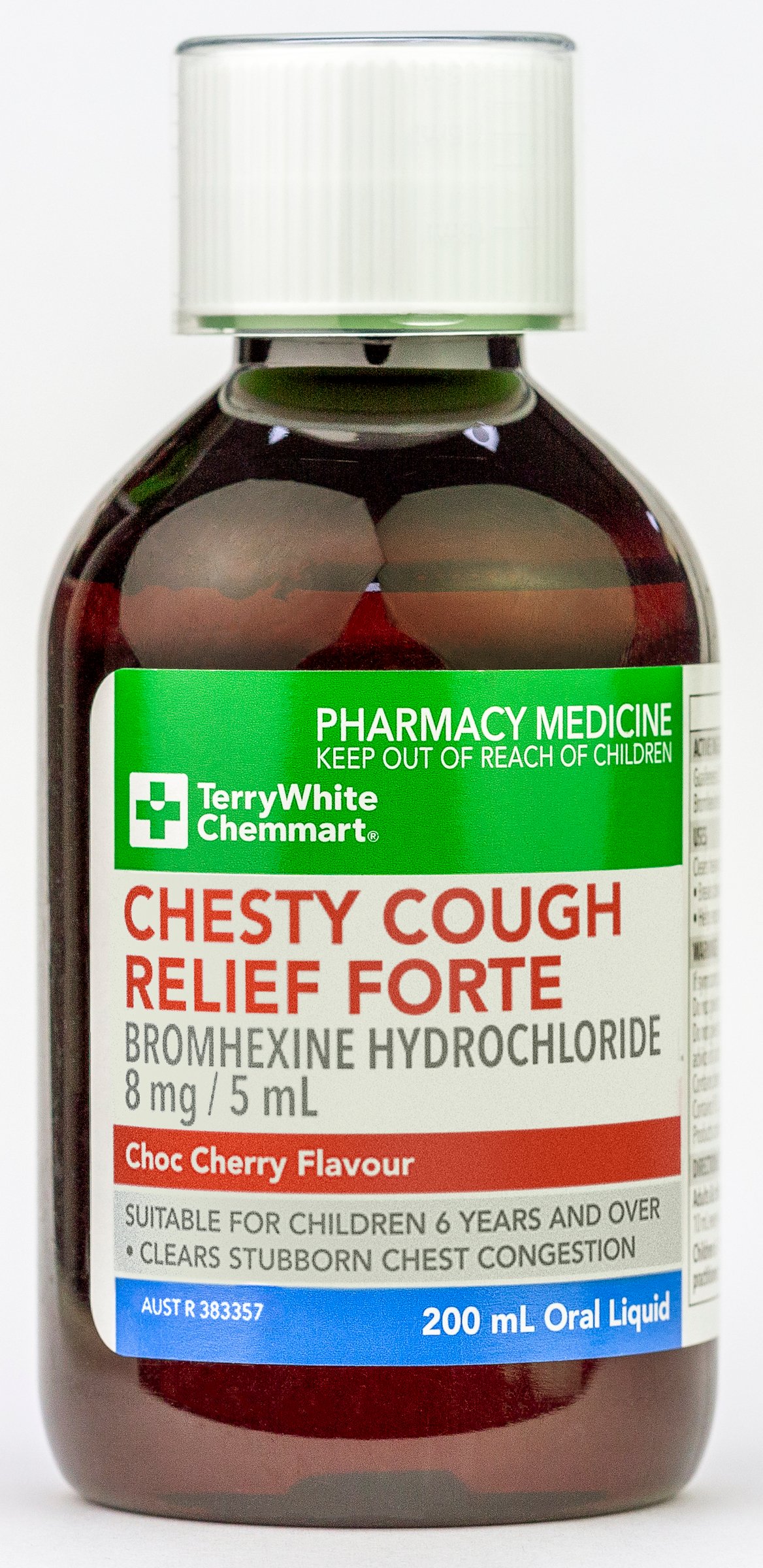 TerryWhite Chemmart Chesty Cough Relief Forte 200ml - Image 1