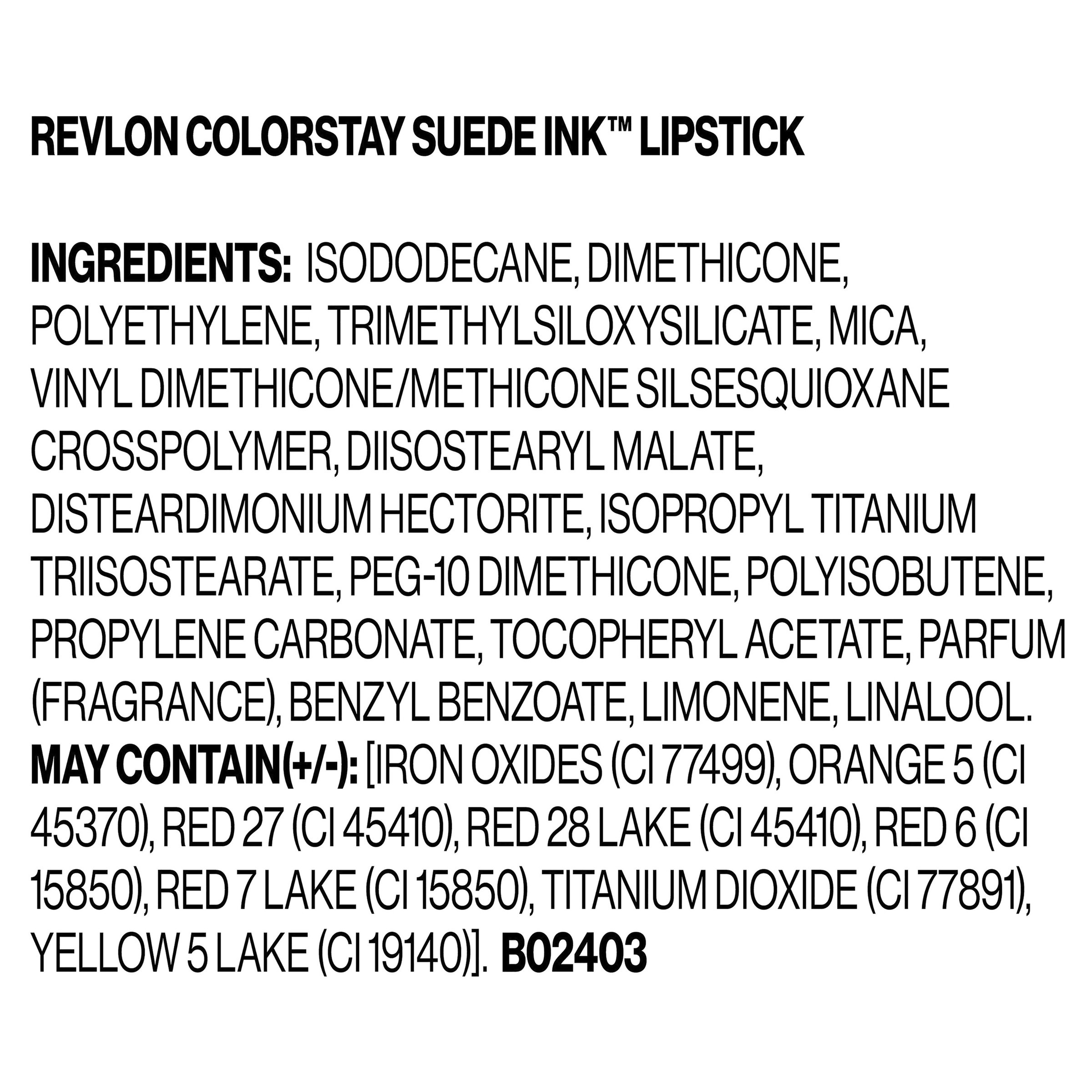 Revlon Colorstay Suede Ink Lipstick Tunnel Vision 1 each - Image 6