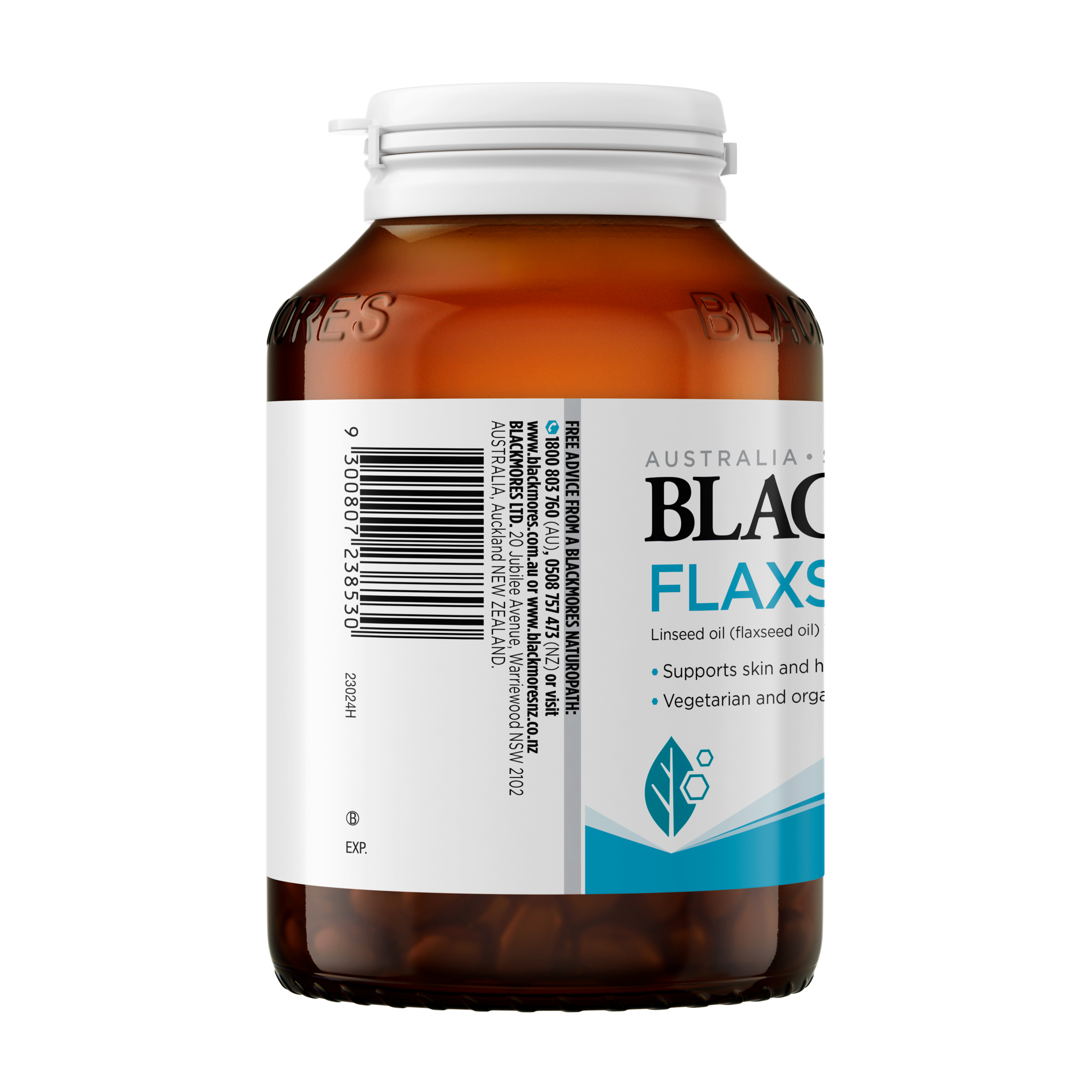 Blackmores Flaxseed Oil 1000mg - 100 capsules - Image 2