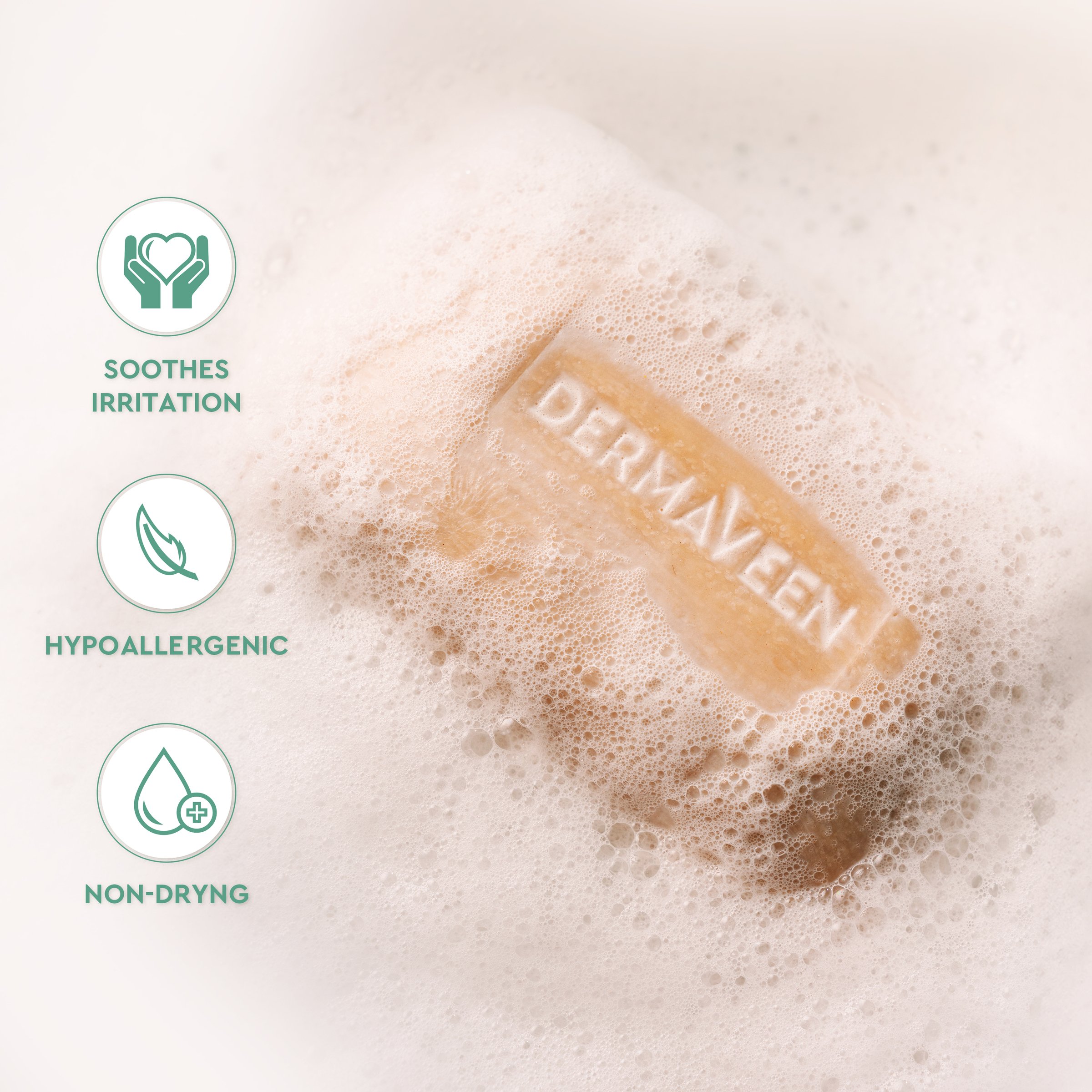 DermaVeen Daily Nourish Soap Free Cleansing Bar 115g - Image 5