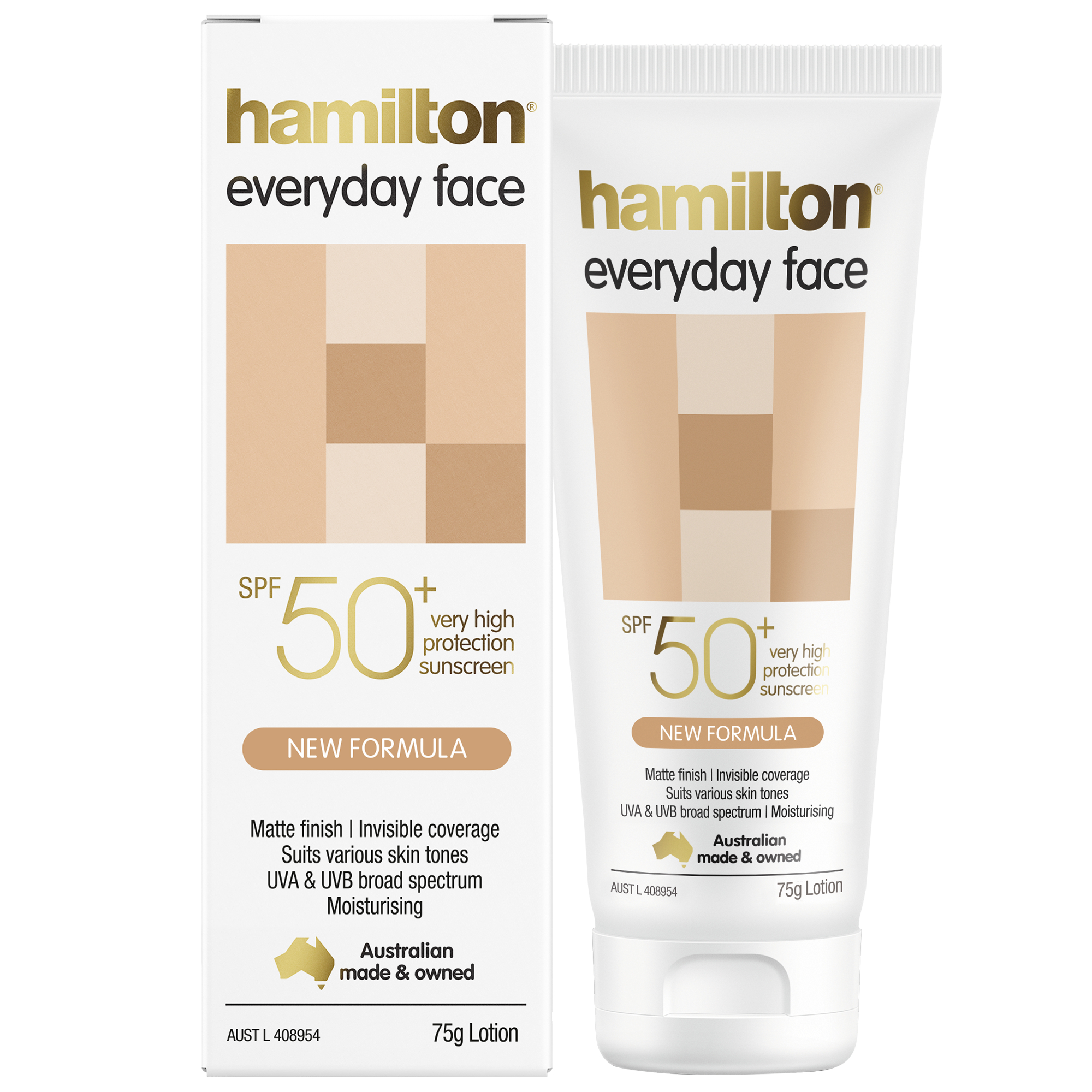 Hamilton Everyday Face SPF50+ Cream 75g - Image 1