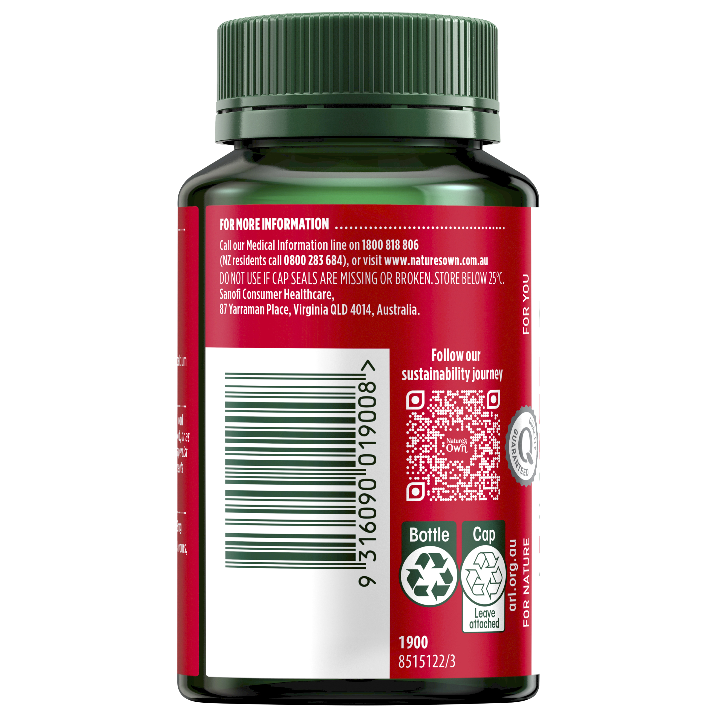 Nature's Own High Strength Magnesium Orotate 60 capsules - Image 3