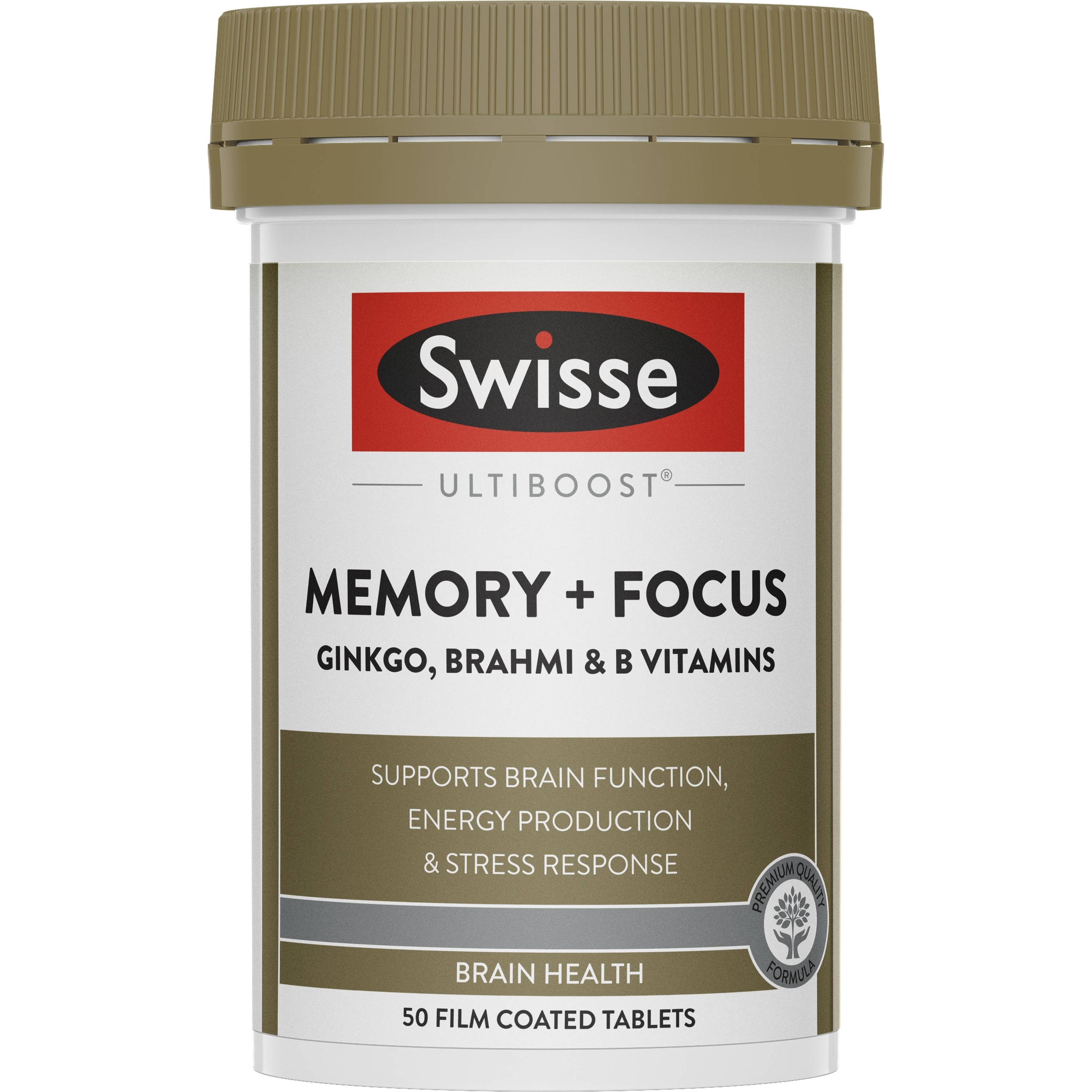 Swisse Ultiboost Memory + Focus 50 tablets - Image 1
