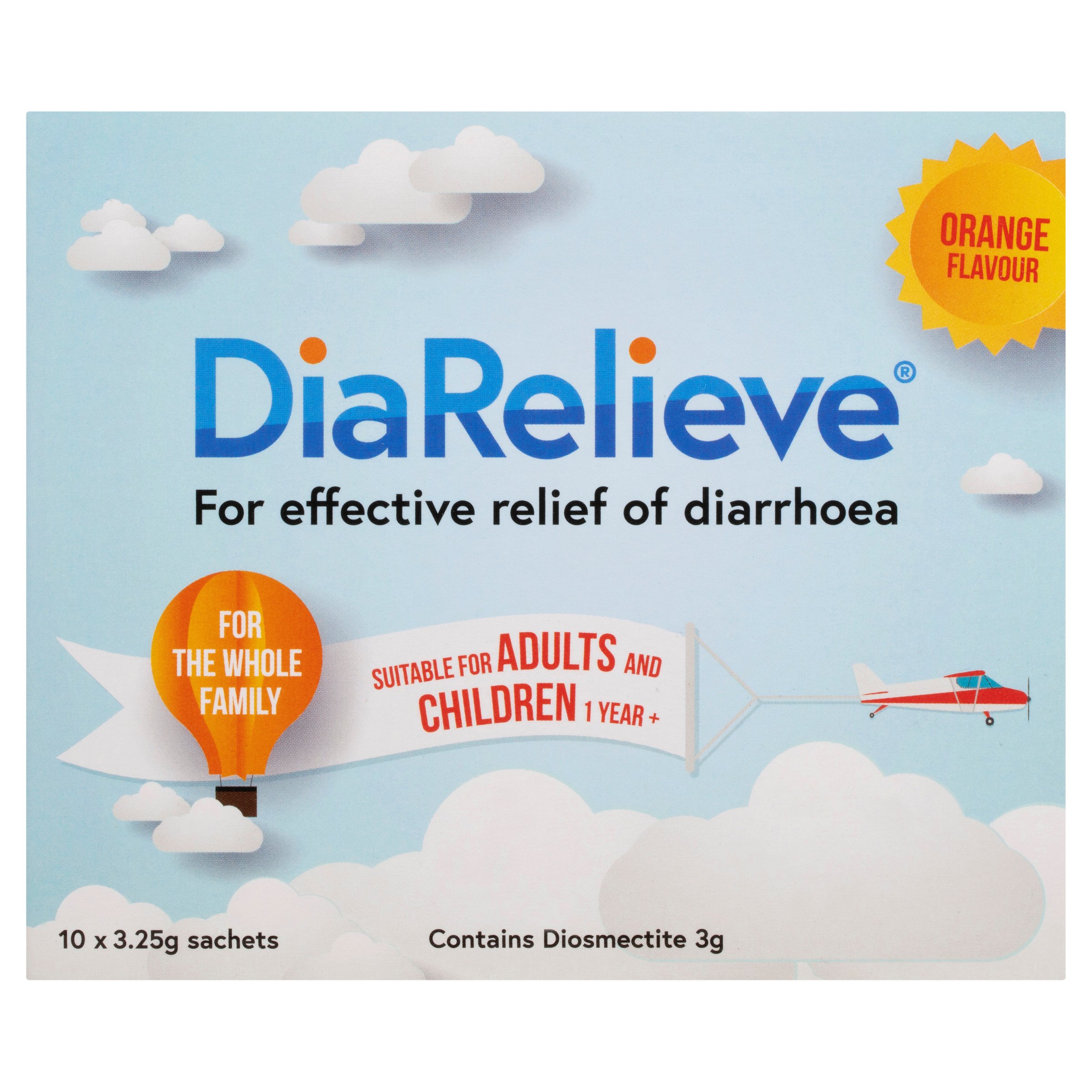 DiaRelieve 3.25G - 10 sachets - Image 1