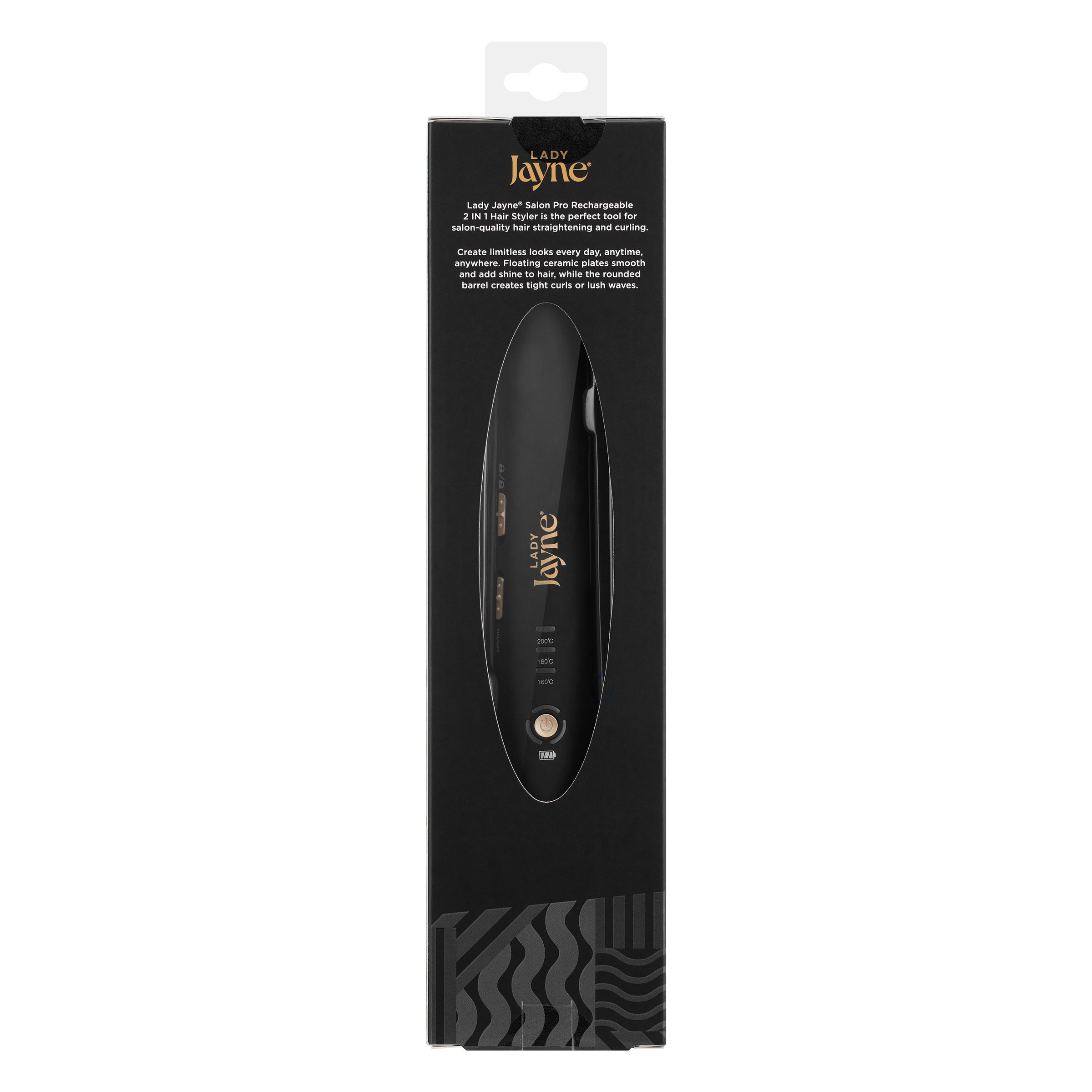 Lady Jayne Salon Pro 2 In 1 Styler 1 each - Image 2