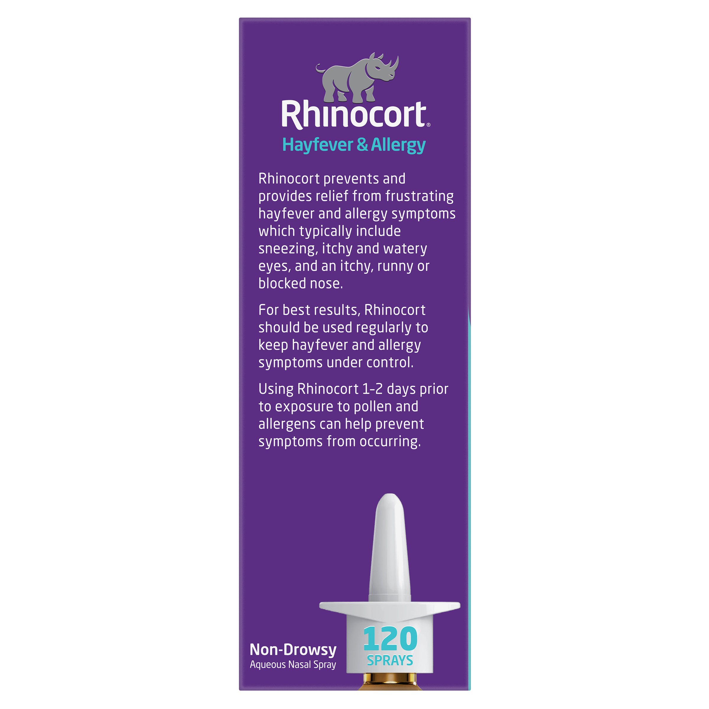 Rhinocort Hayfever Pump Spray 32mcg - 120 doses - Image 3