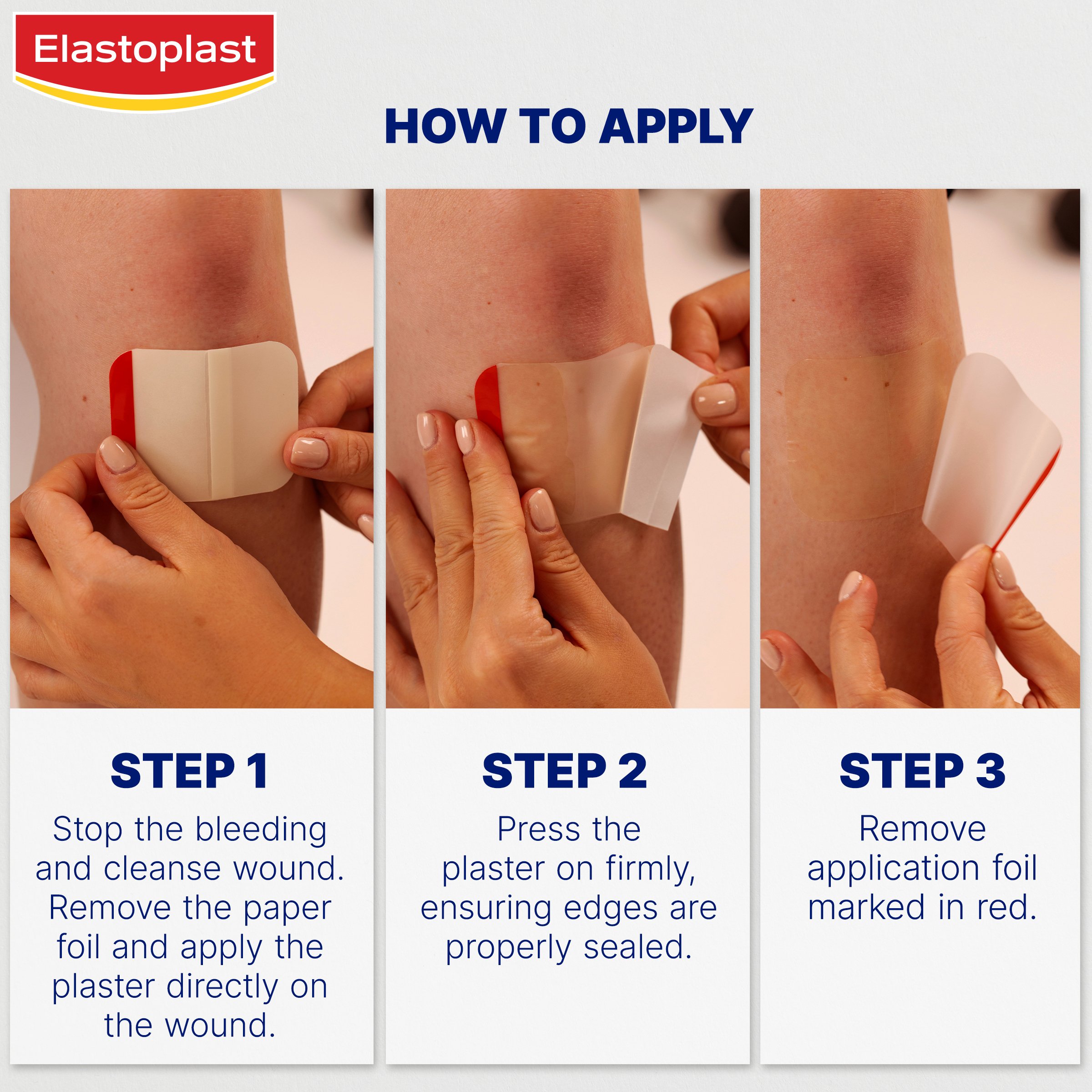 Elastoplast Second Skin Protection XL Dressing 3 strips - Image 4
