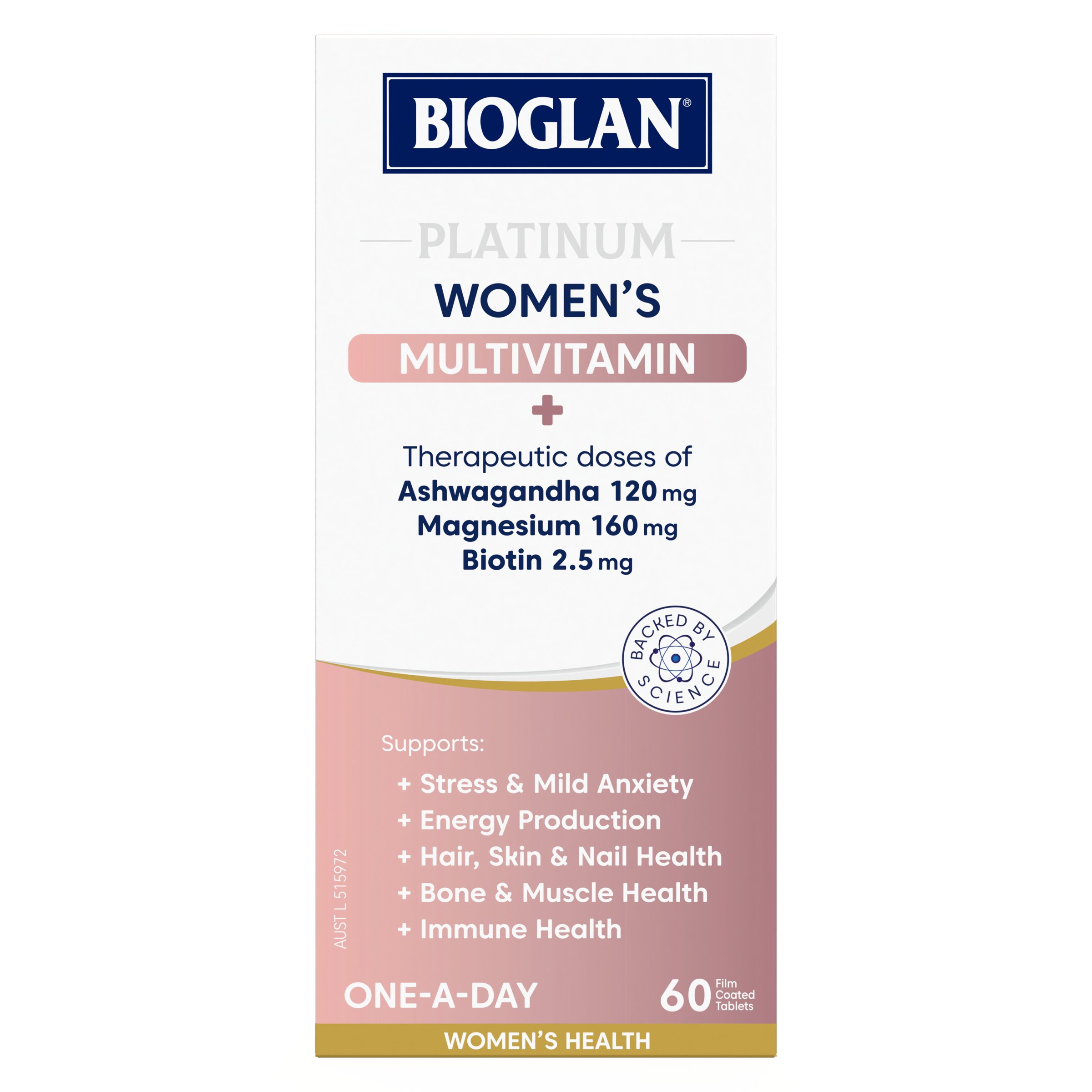 Bioglan Platinum Women's Multivitamin 60 tablets - Image 1