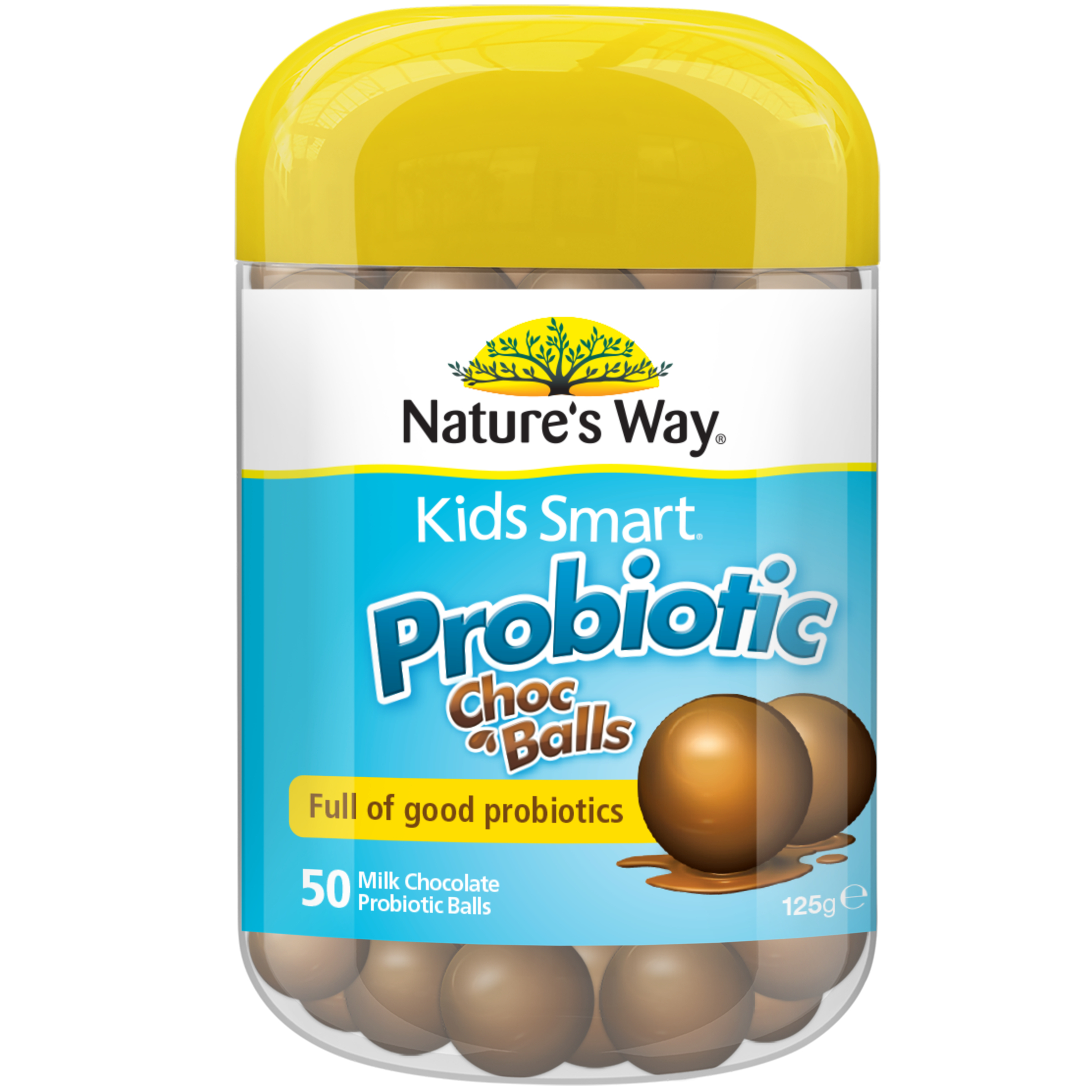 Nature's Way Kids Smart Probiotic Choc Balls 50 pack - Image 1