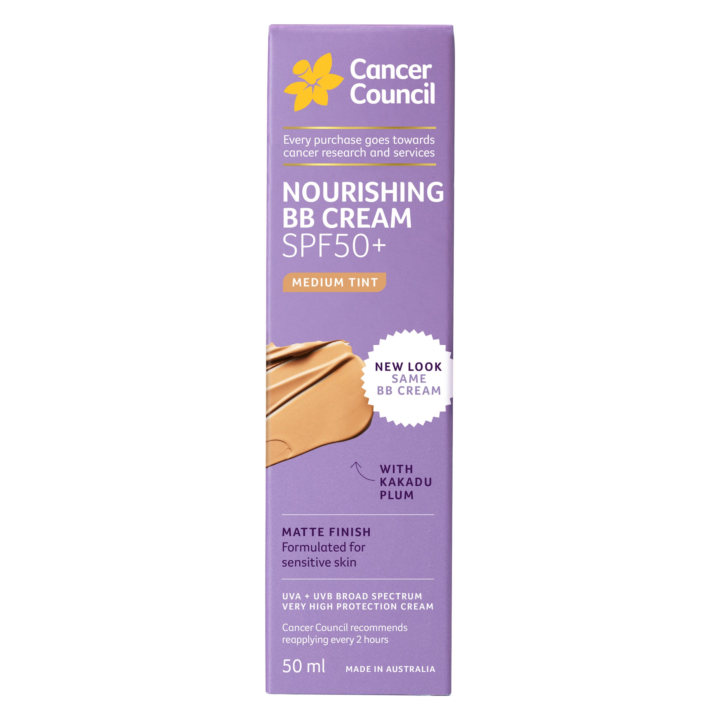 Cancer Council Face Day Wear BB Cream Medium SPF50+ - 50ml - Image 4