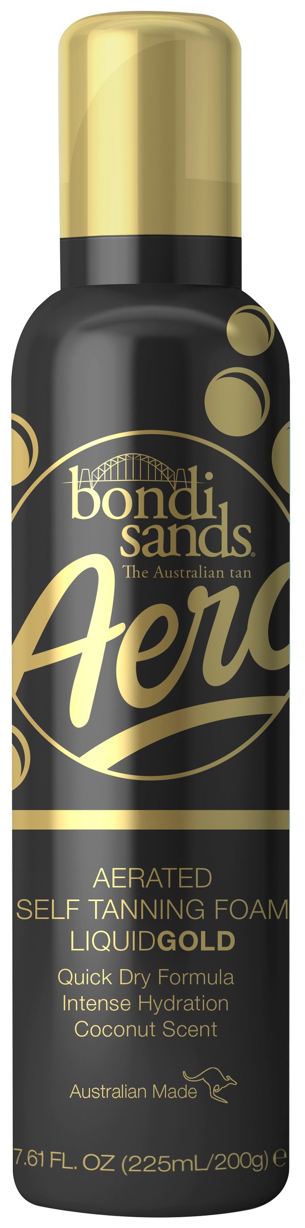 Bondi Sands Aero Self Tanning Foam Liquid Gold 225ml - Image 1