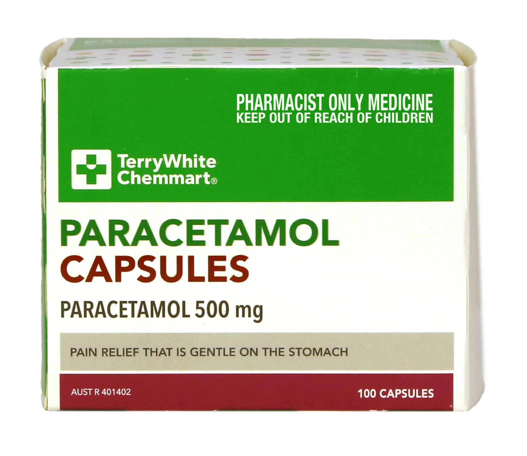 TerryWhite Chemmart Paracetamol 500mg - 100 capsules - Image 1