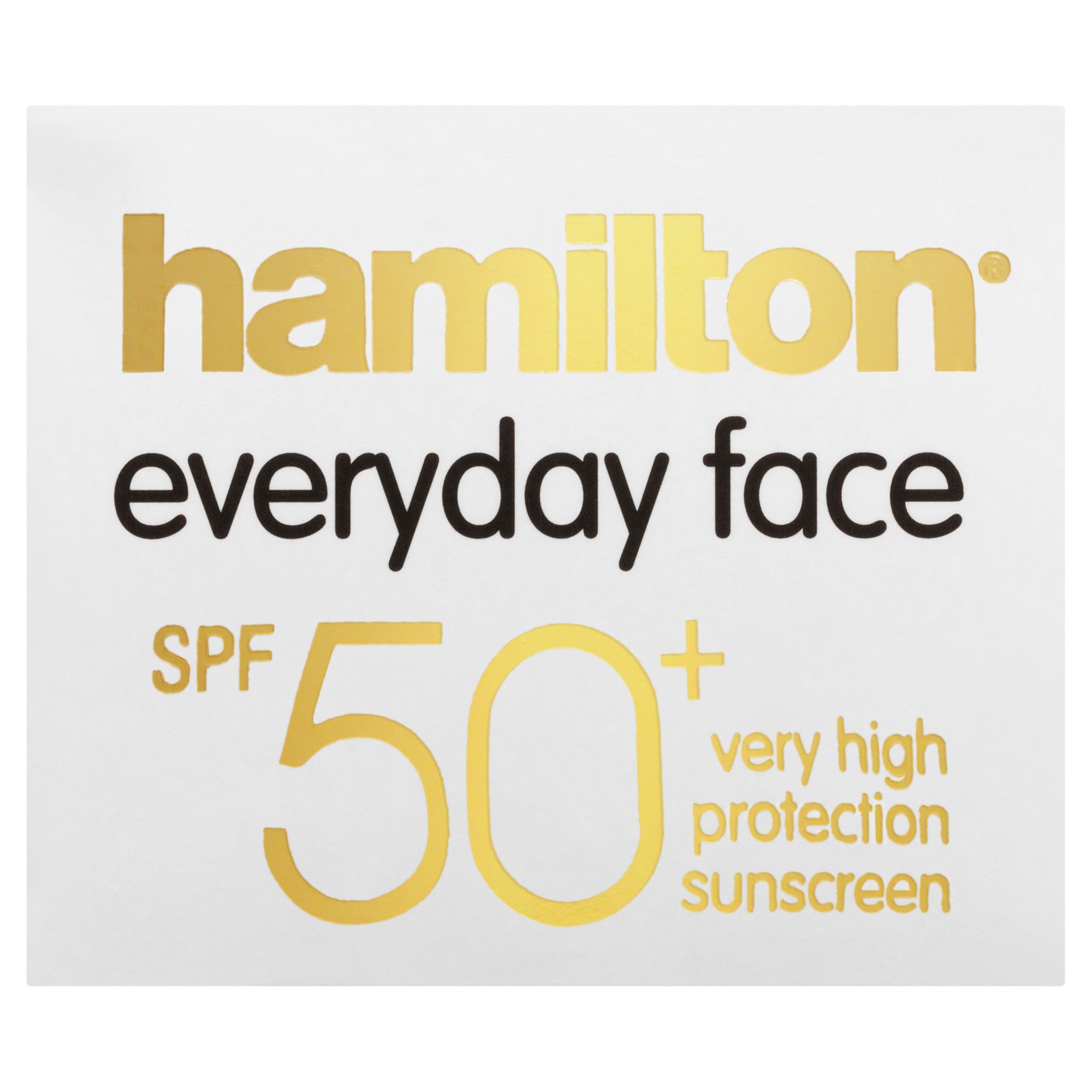 Hamilton Everyday Face SPF50+ Cream 75g - Image 3
