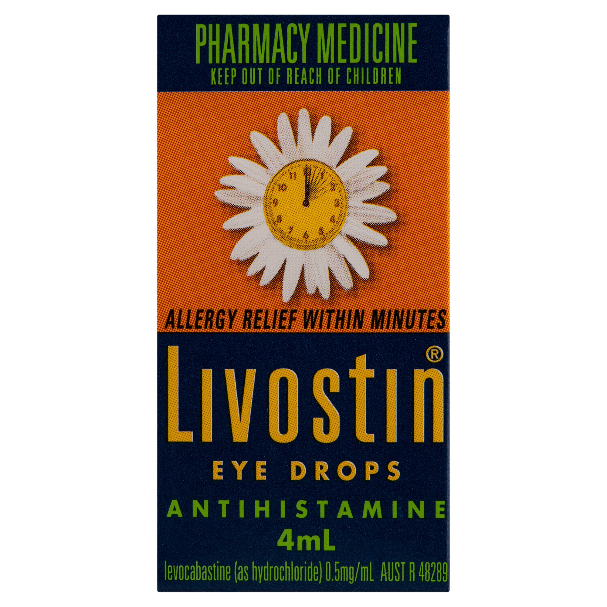 Livostin Eye Drops 0.5mg/ml - 4ml - Image 1