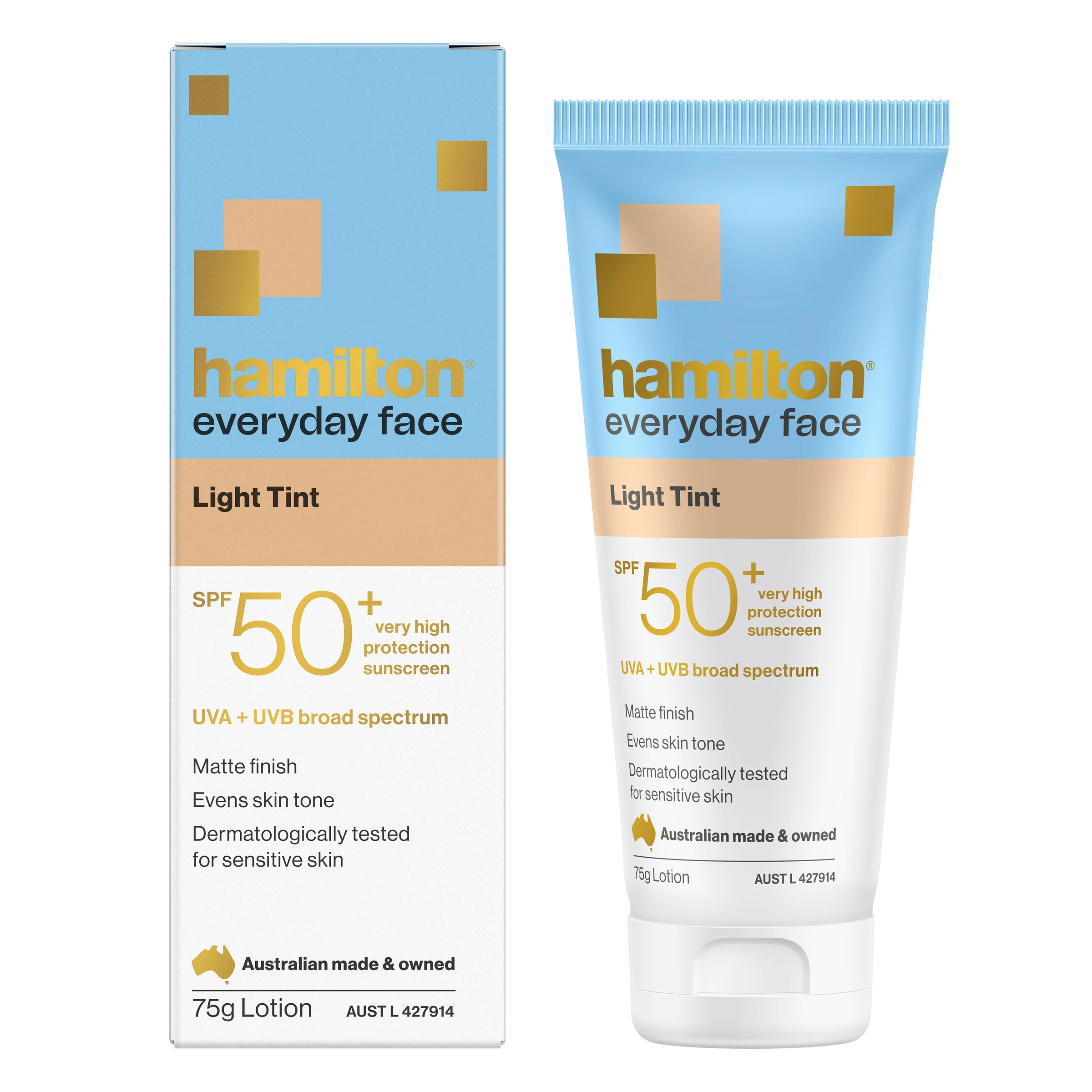 Hamilton Hamilton Sun Everyday Face Light Tint SPF50+ 75g - Image 1