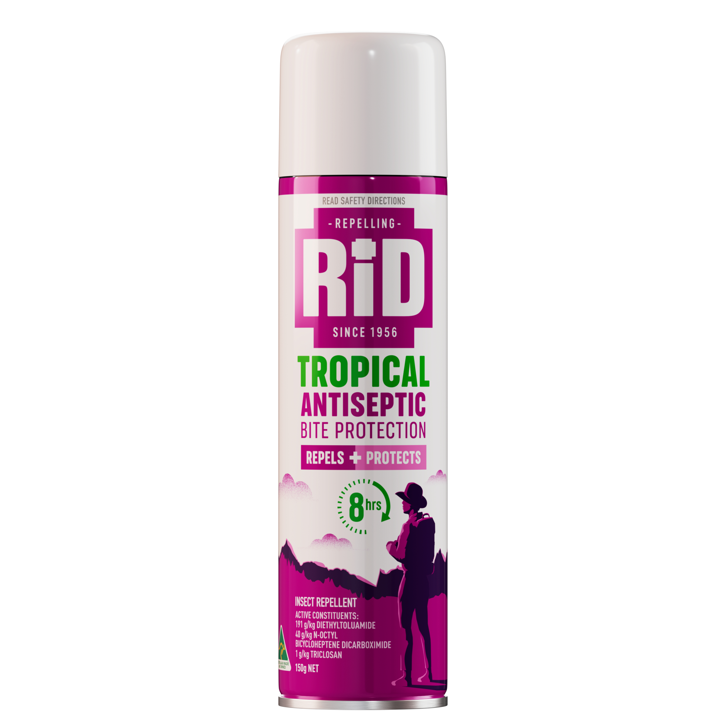 RID Tropical Strength Repellent Aerosol 150g - Image 1
