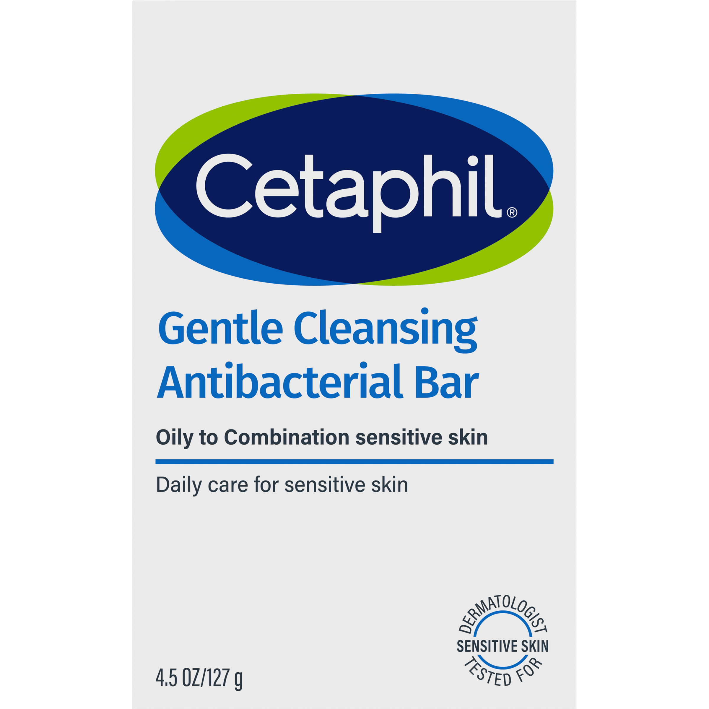 Cetaphil Gentle Cleansing Antibacterial Bar 127g - Image 1