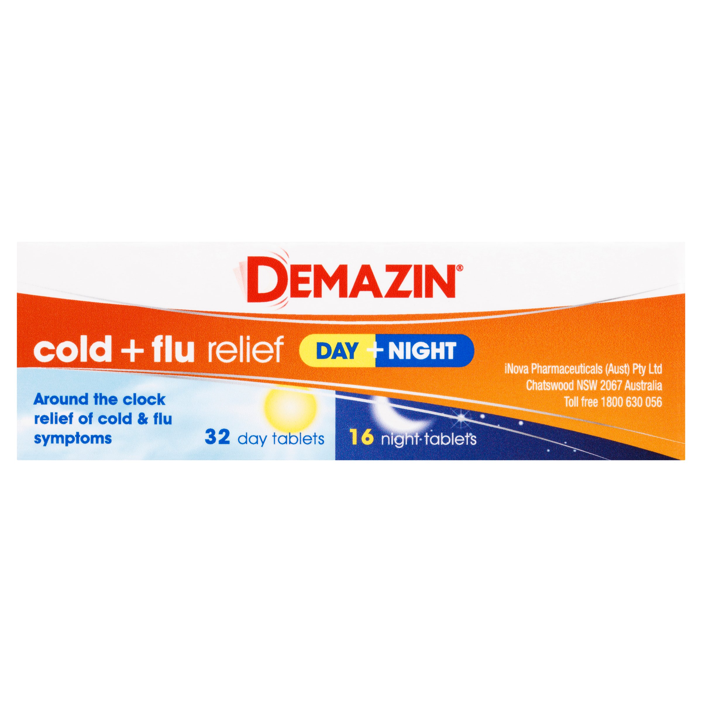 Demazin PE Multi Action Cold & Flu Relief Day & Night 48 tablets - Image 5