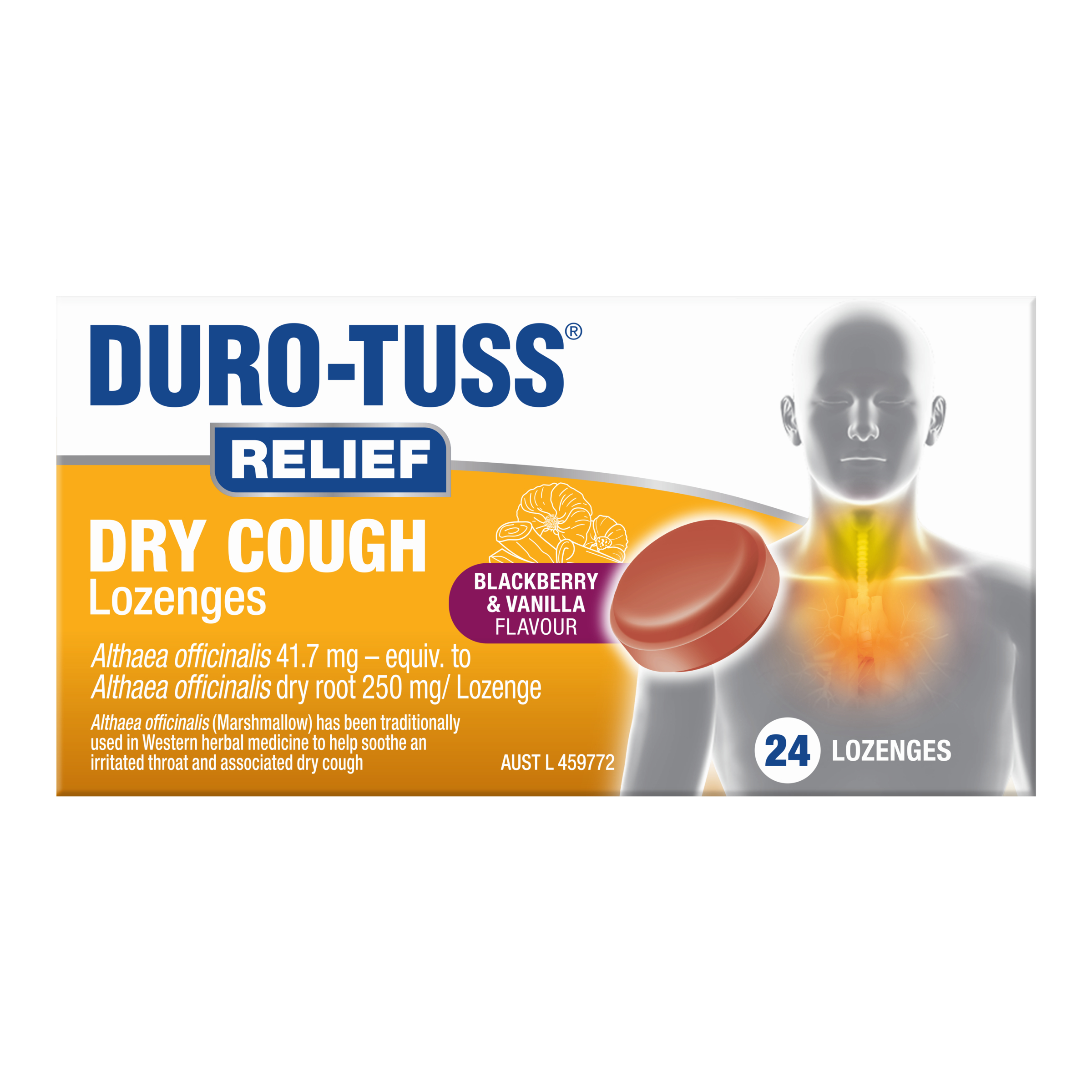 Duro-Tuss Relief Dry Cough Lozenge 24 lozenges - Image 1