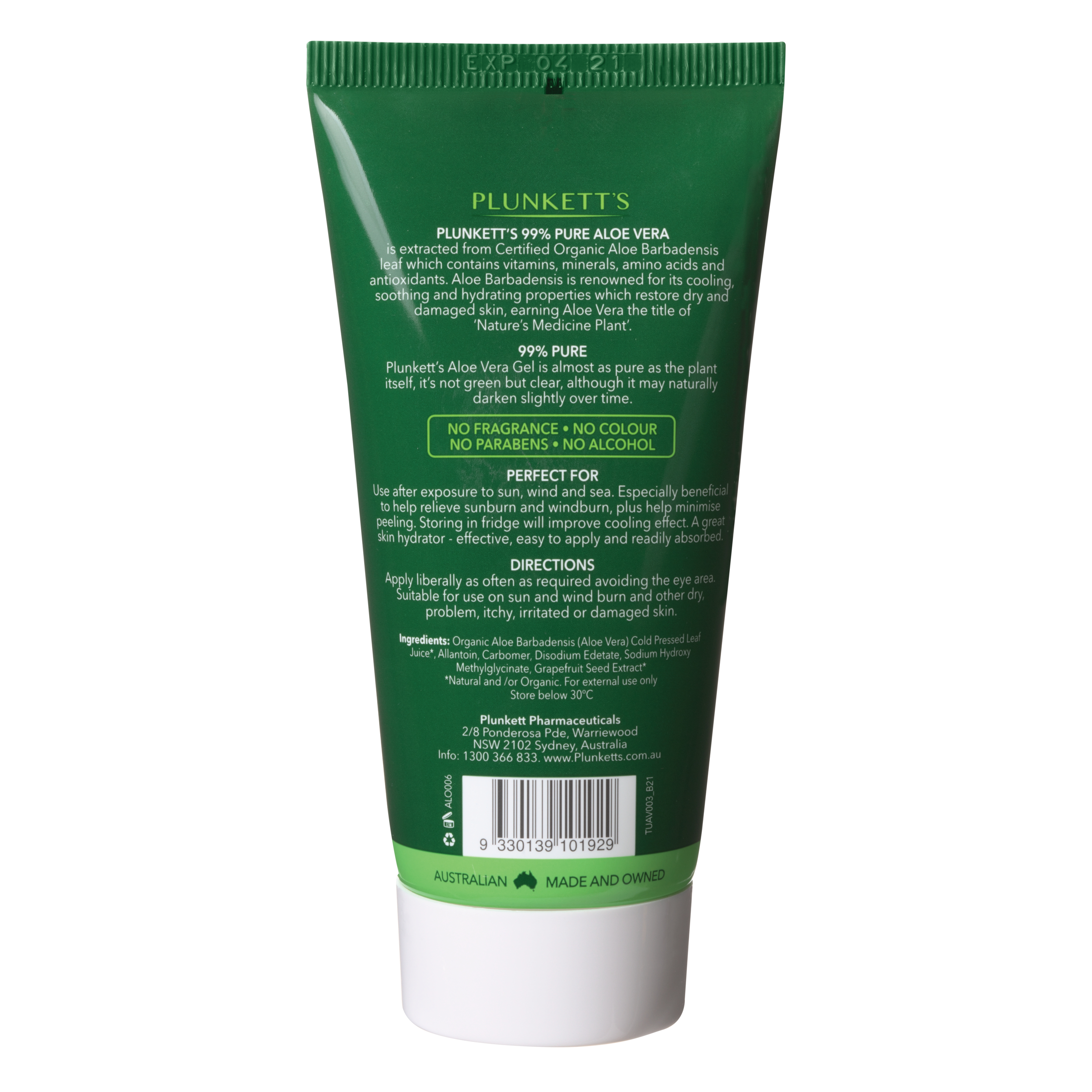 Plunkett's 99% Pure Aloe Vera Soothing Gel 150g - Image 2