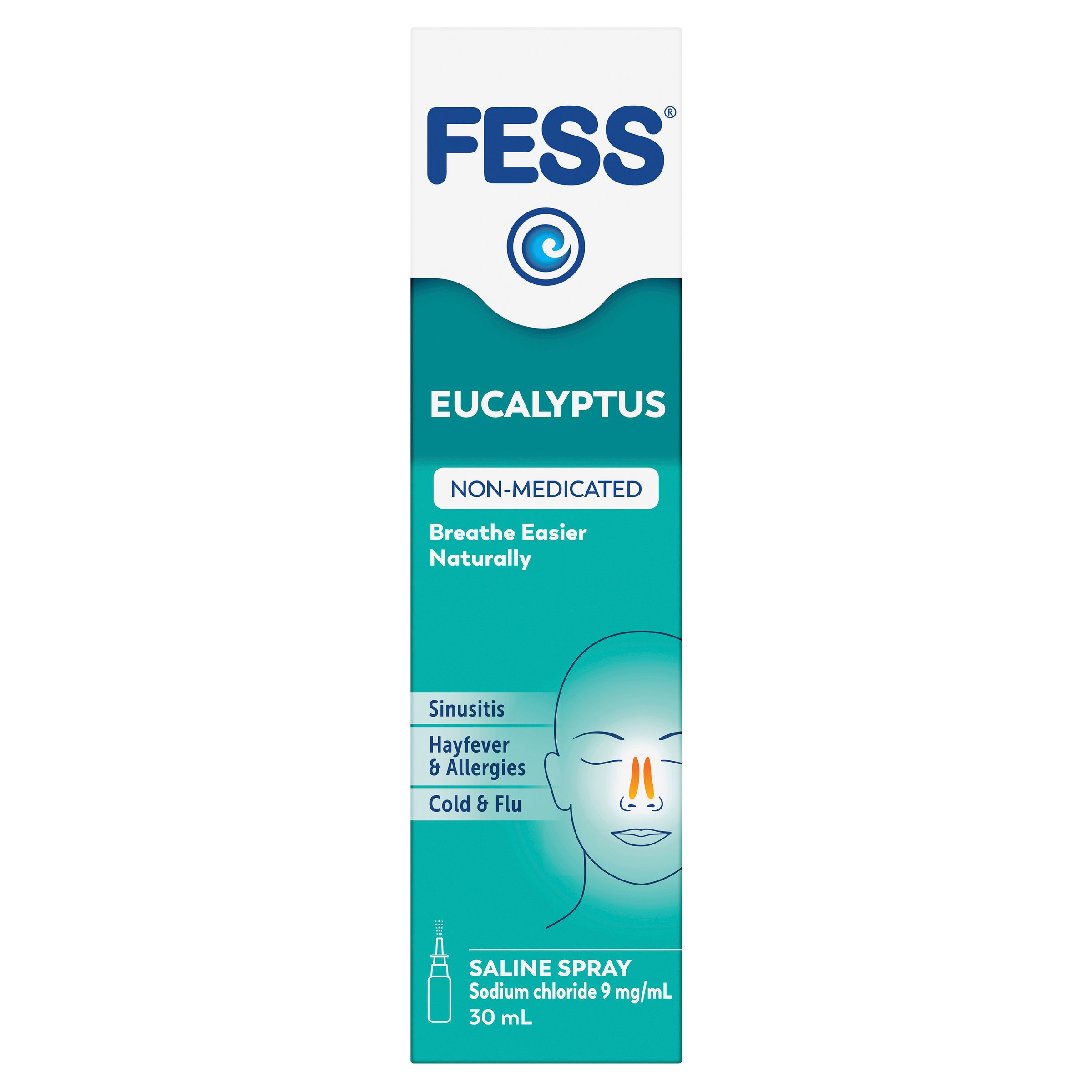 Fess Saline Nasal Spray Eucalyptus 30ml - Image 11