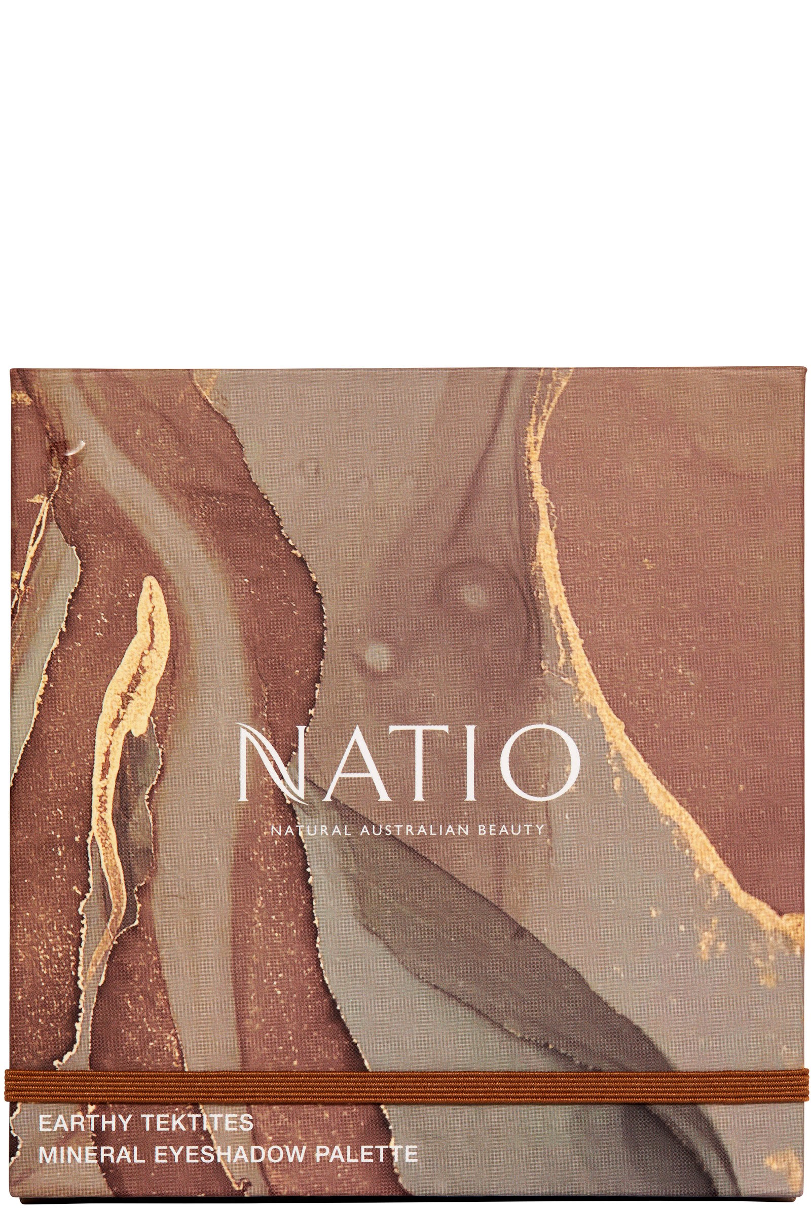 Natio Earthy Tektites Mineral Eyeshadow Palette 9g - Image 1