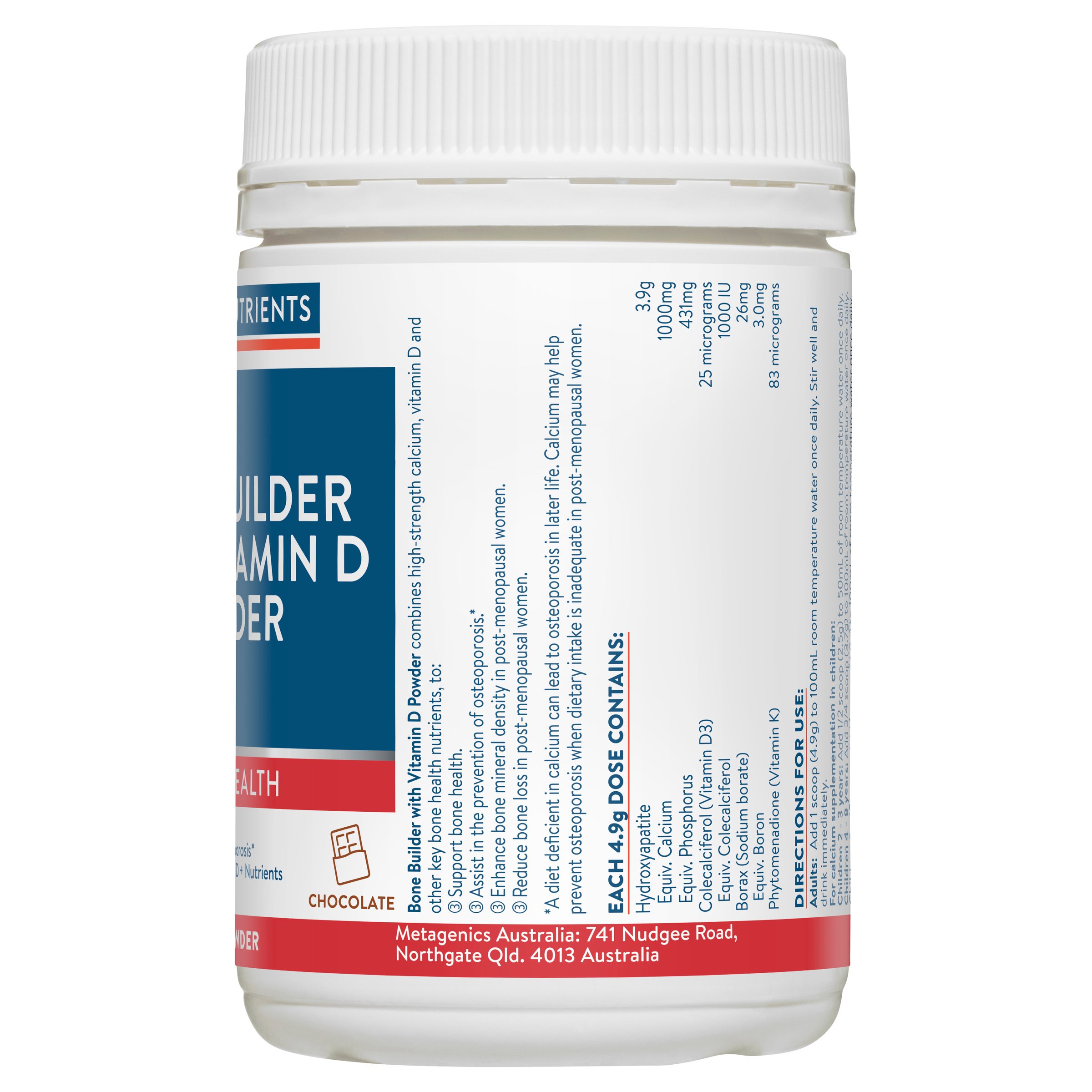 Ethical Nutrients Bone Builder With Vitamin D Powder 150g - Image 3