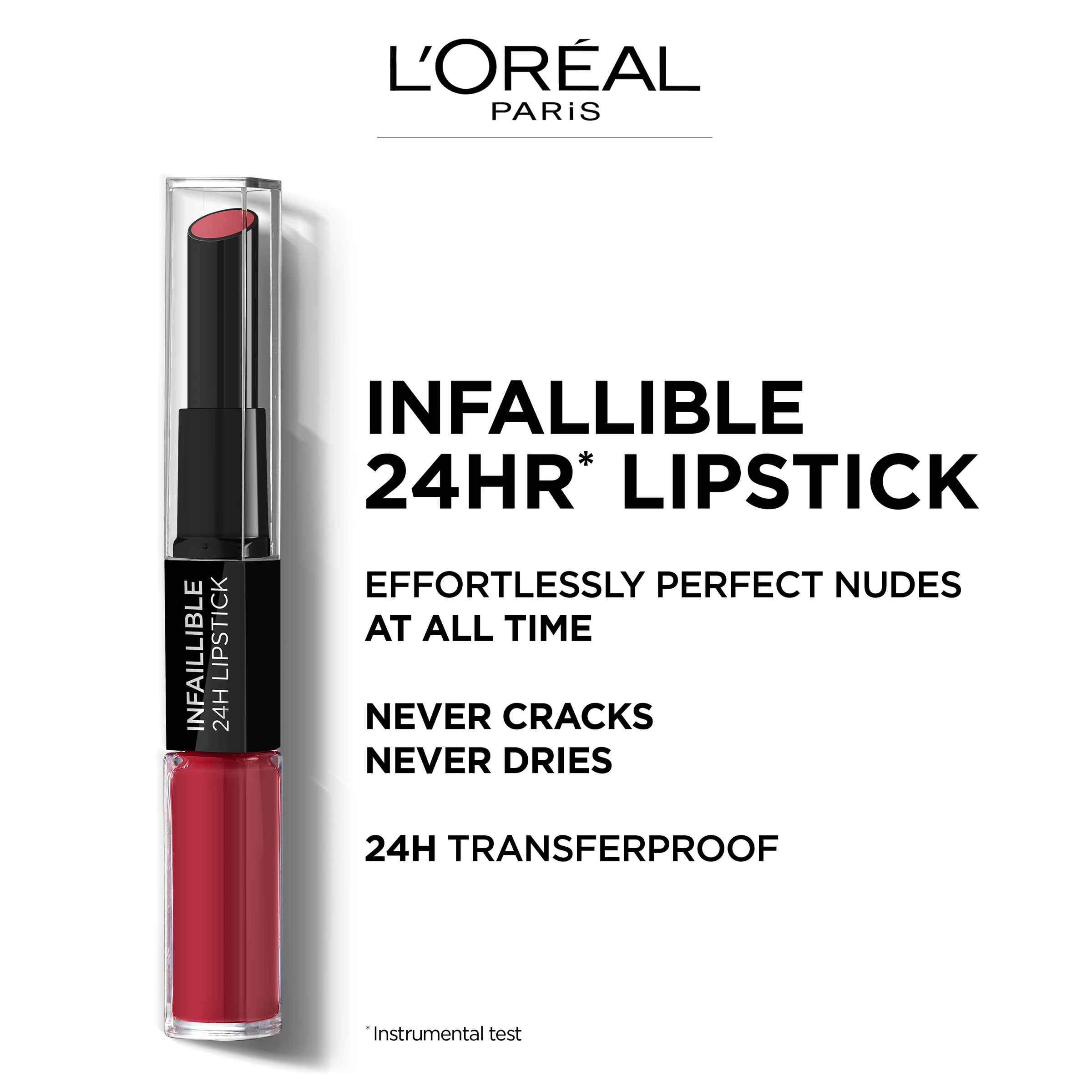L'Oreal Paris Infall 2 Step Lip 302 Rose Eternite 1 each - Image 4