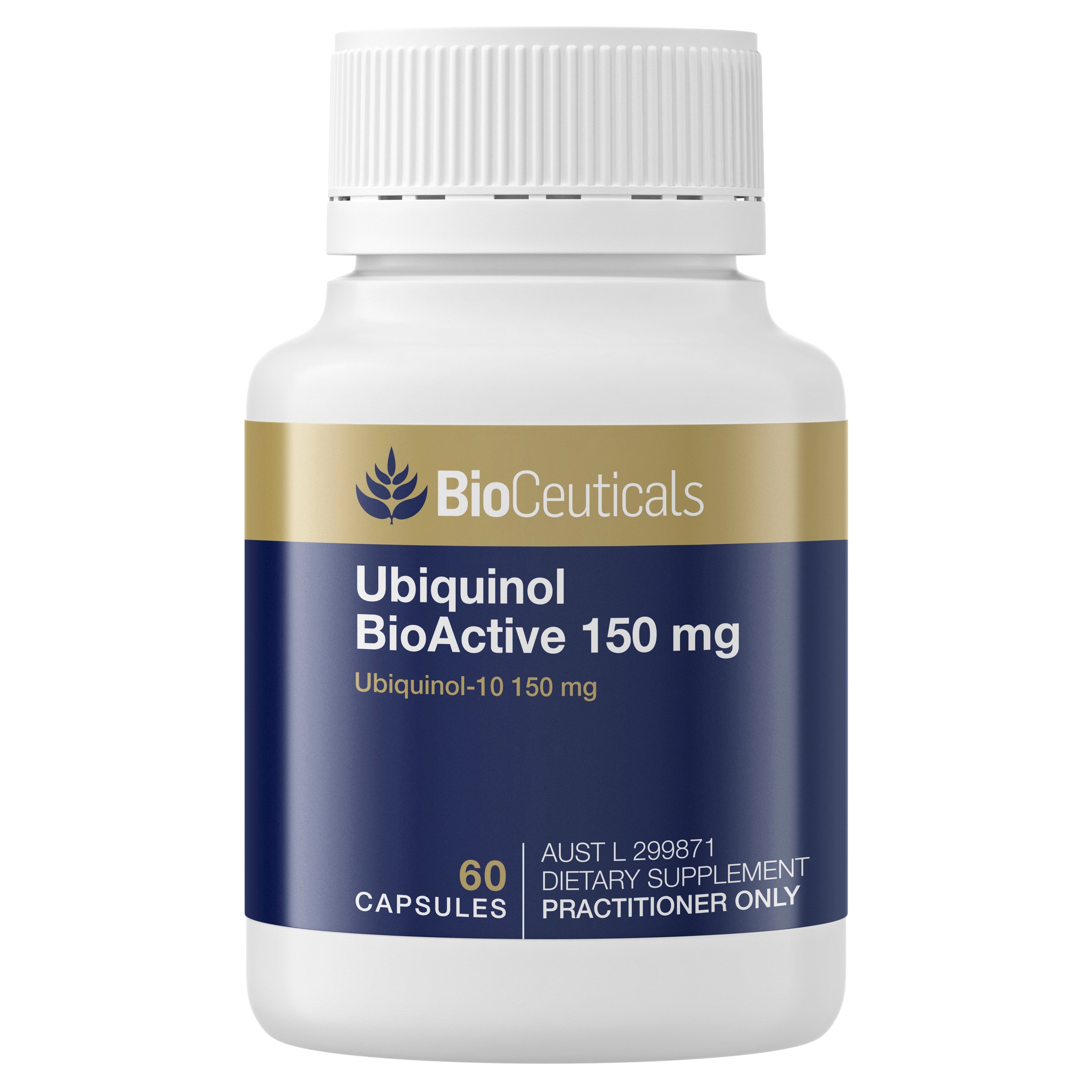 BioCeuticals Ubiquinol BioActive 150mg - 60 capsules - Image 1