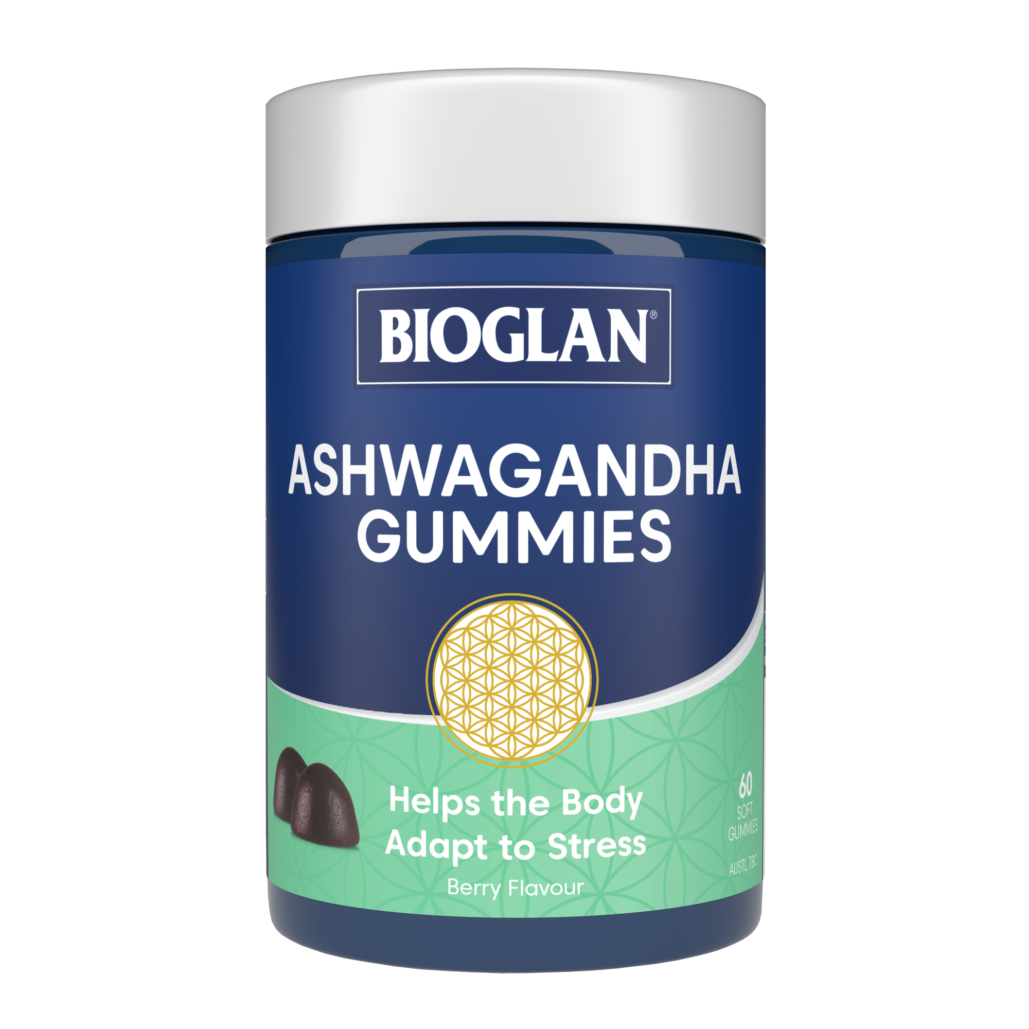 Bioglan Ashwagandha 60 gummies - Image 1