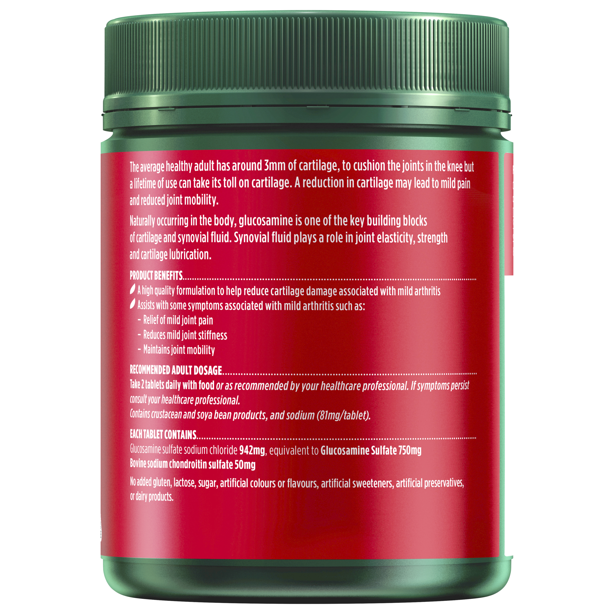 Nature's Own Glucosamine Sulfate with Chondroitin 320 tablets - Image 2