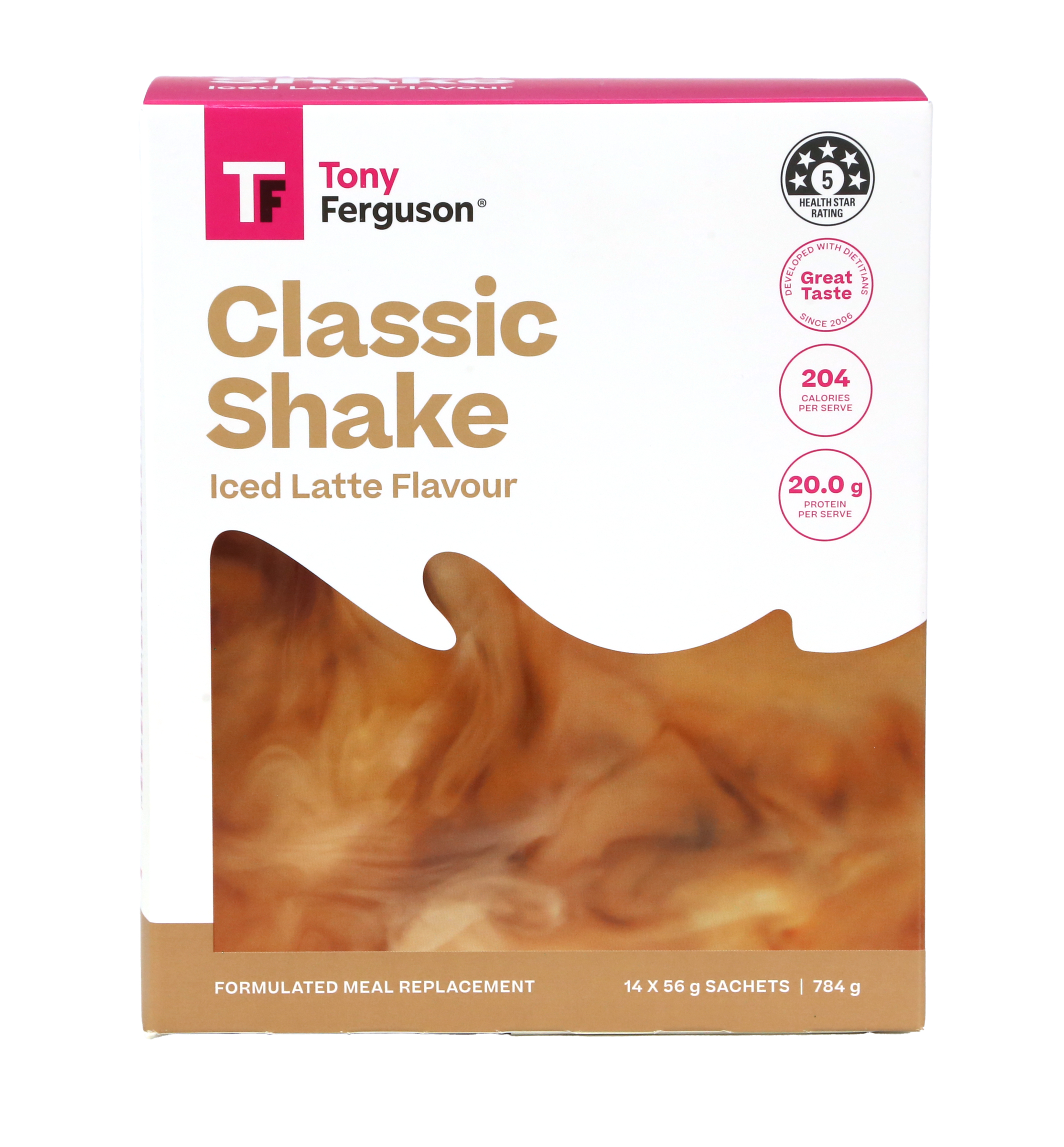 Tony Ferguson Classic Shake Iced Latte 14 pack - Image 1