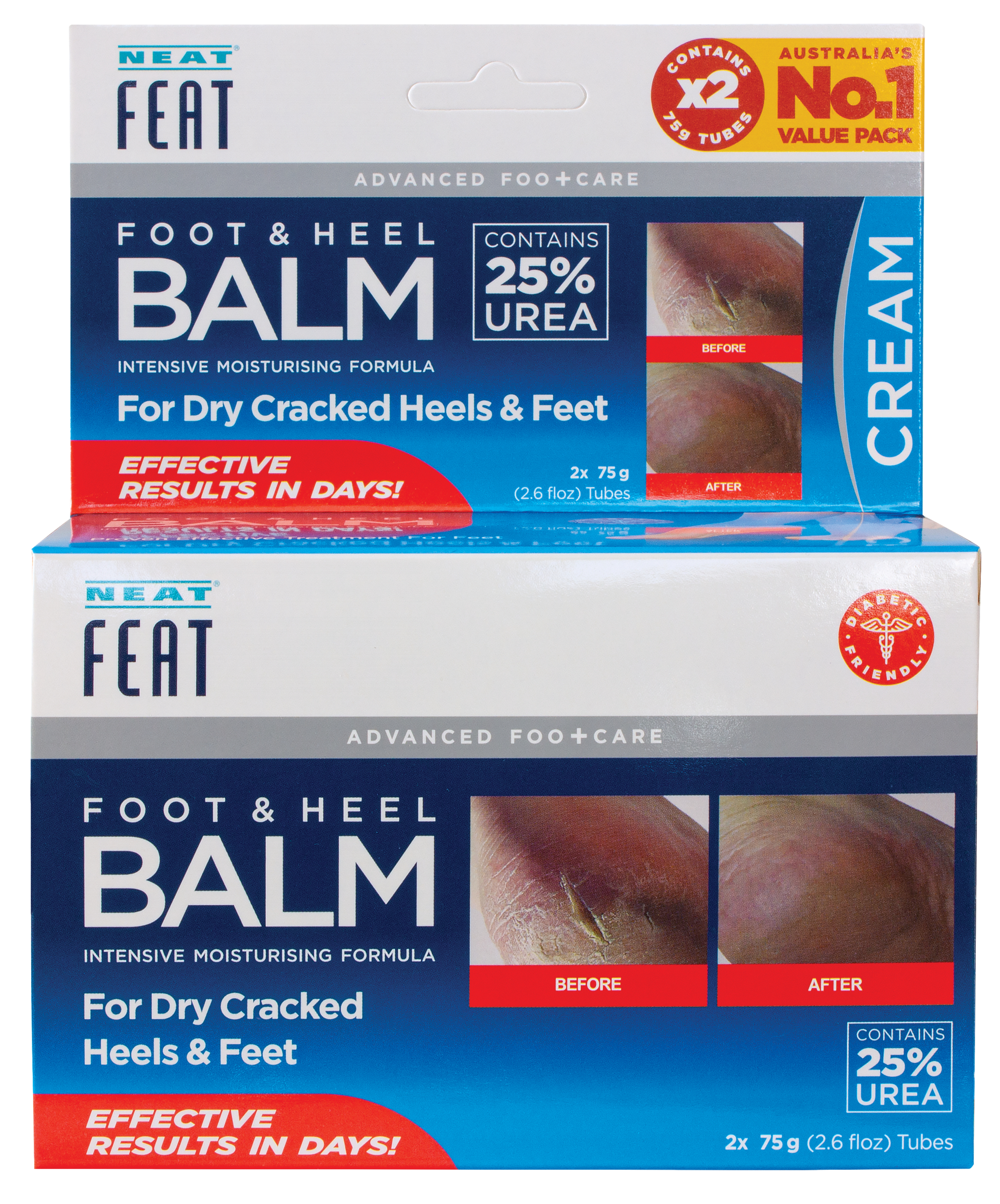 Neat Feat Foot & Heel Balm 75g - 2 pack - Image 1