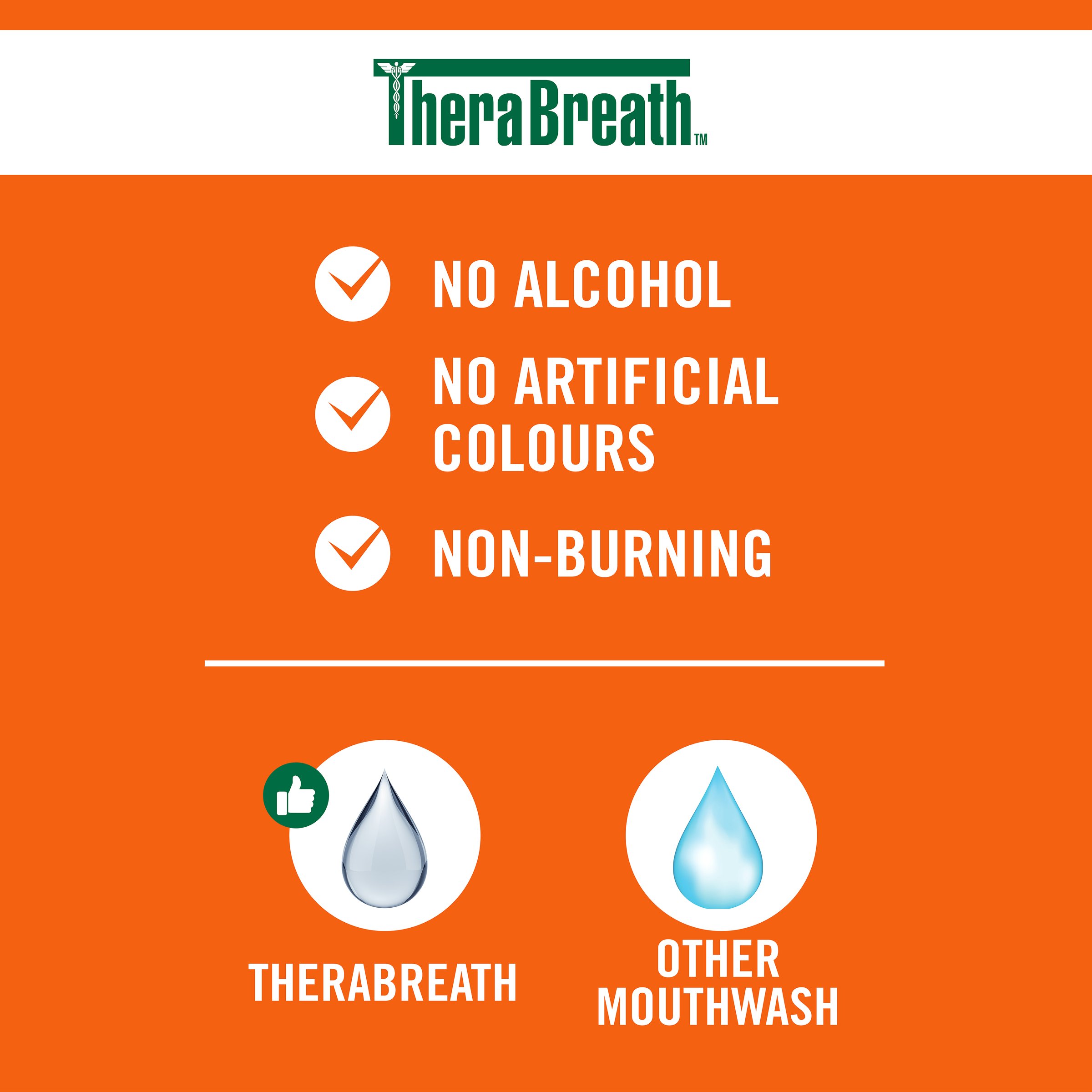 TheraBreath Oral Rinse Mild Mint 473ml - Image 3