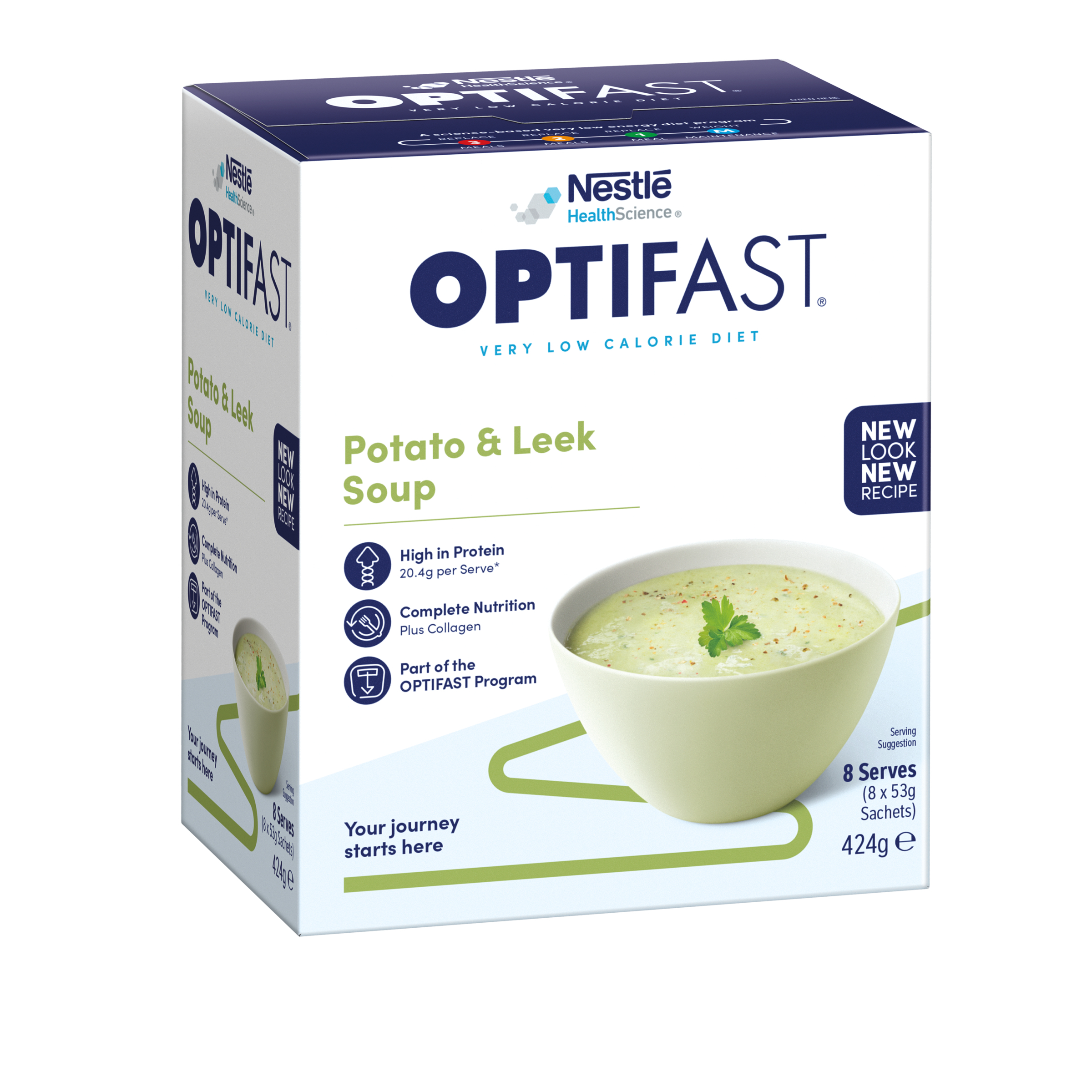 Optifast VLCD Soup Potato Leek 8 pack - Image 5