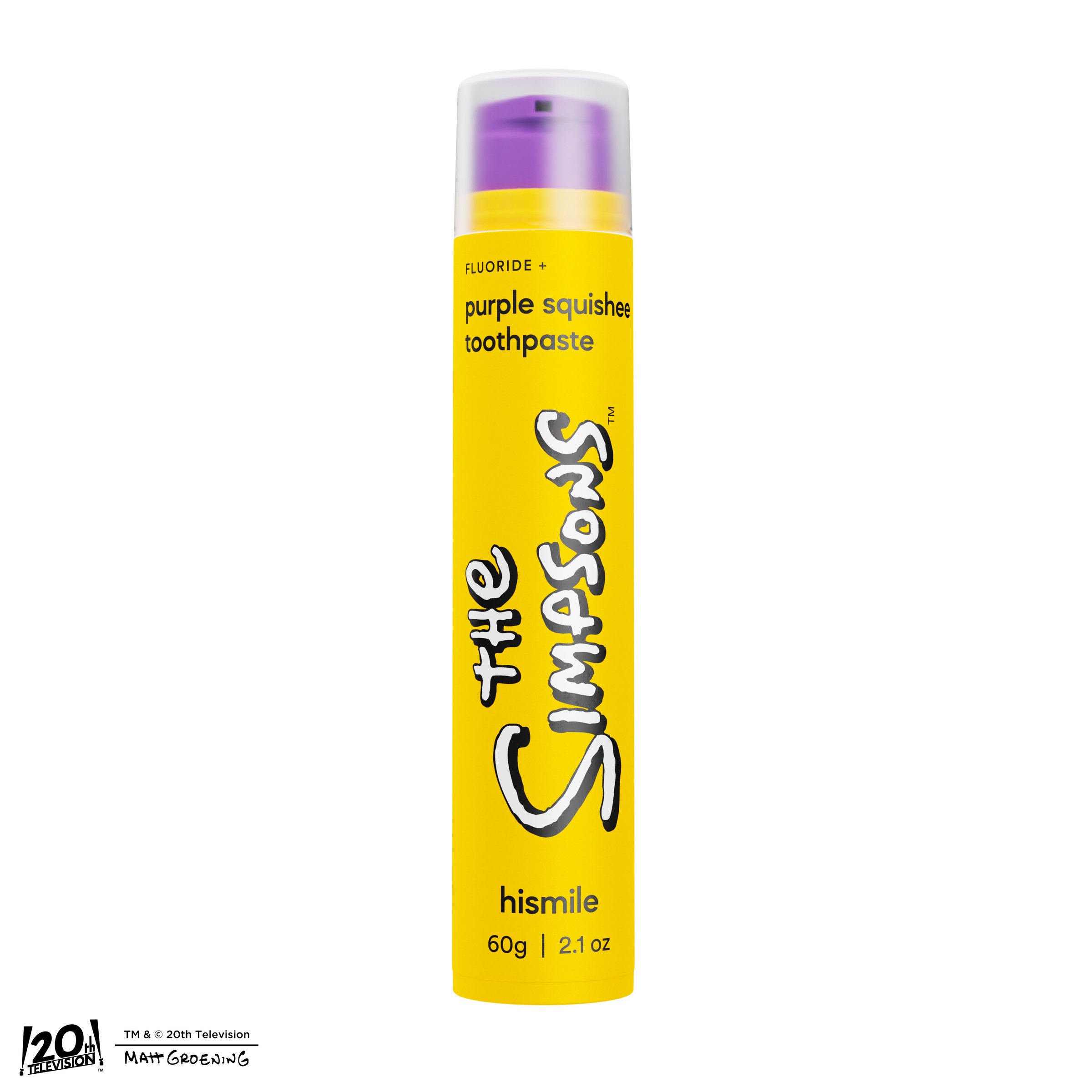 Hismile The Simpsons Purple Squishee Toothpaste 60g